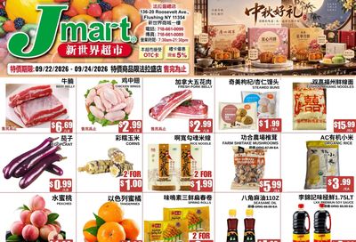 Jmart (Flushing, NY) Weekly Ad September 22 - 28, 2026