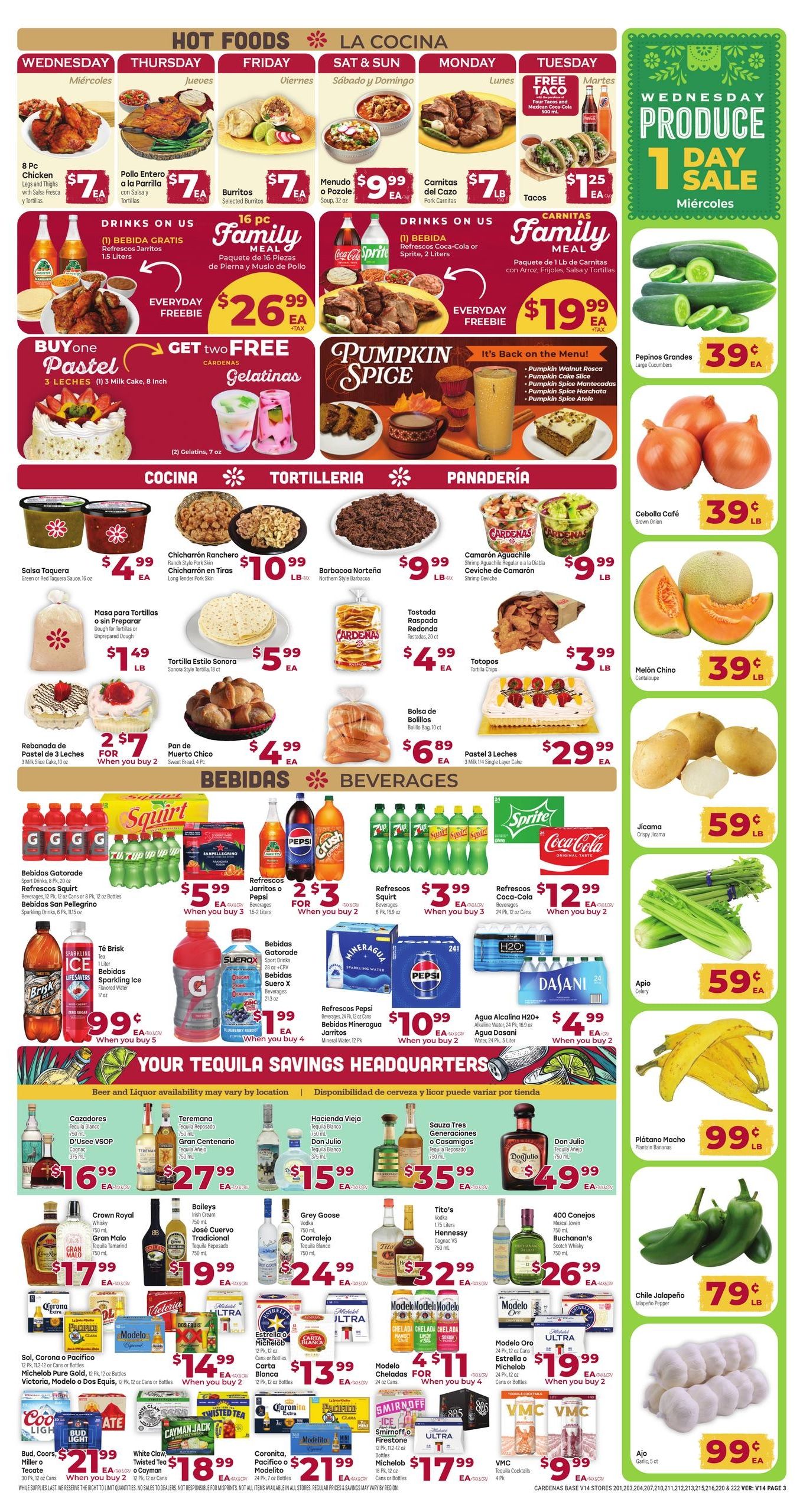 Cardenas Markets (Antioch Area, CA) Weekly Ad September 23 - 29, 2026