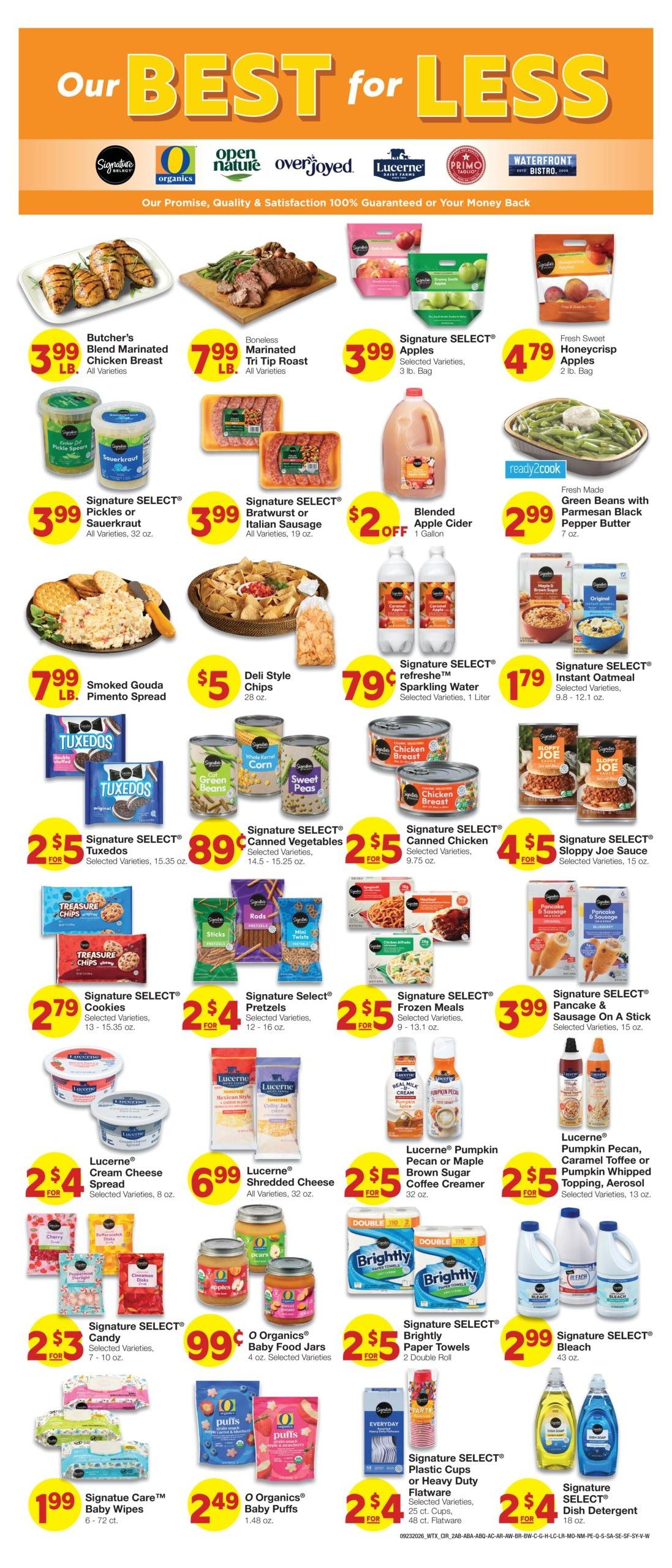 Albertsons Market (Alamogordo Area, NM) Weekly Ad September 23 - 29, 2026