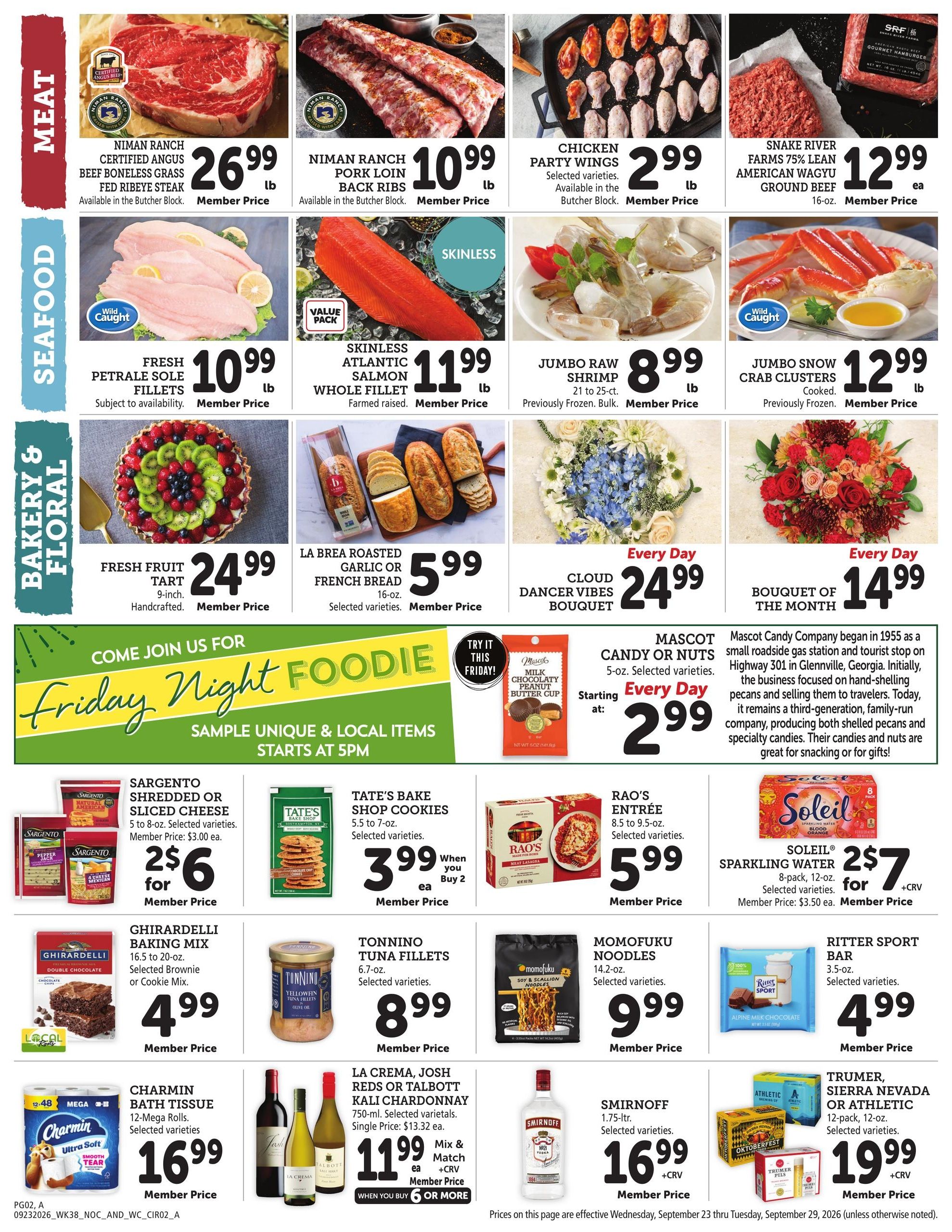 Andronico's Community Markets Weekly Ad September 23 - 29, 2026