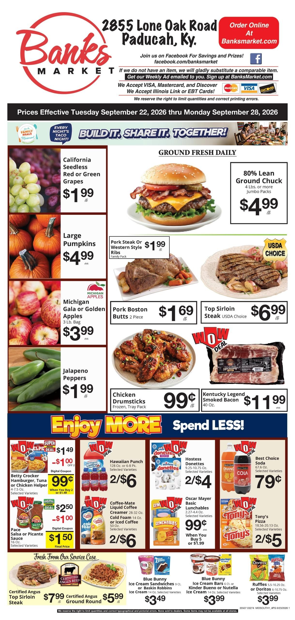 Banks Market Weekly Ad September 22 - 28, 2026