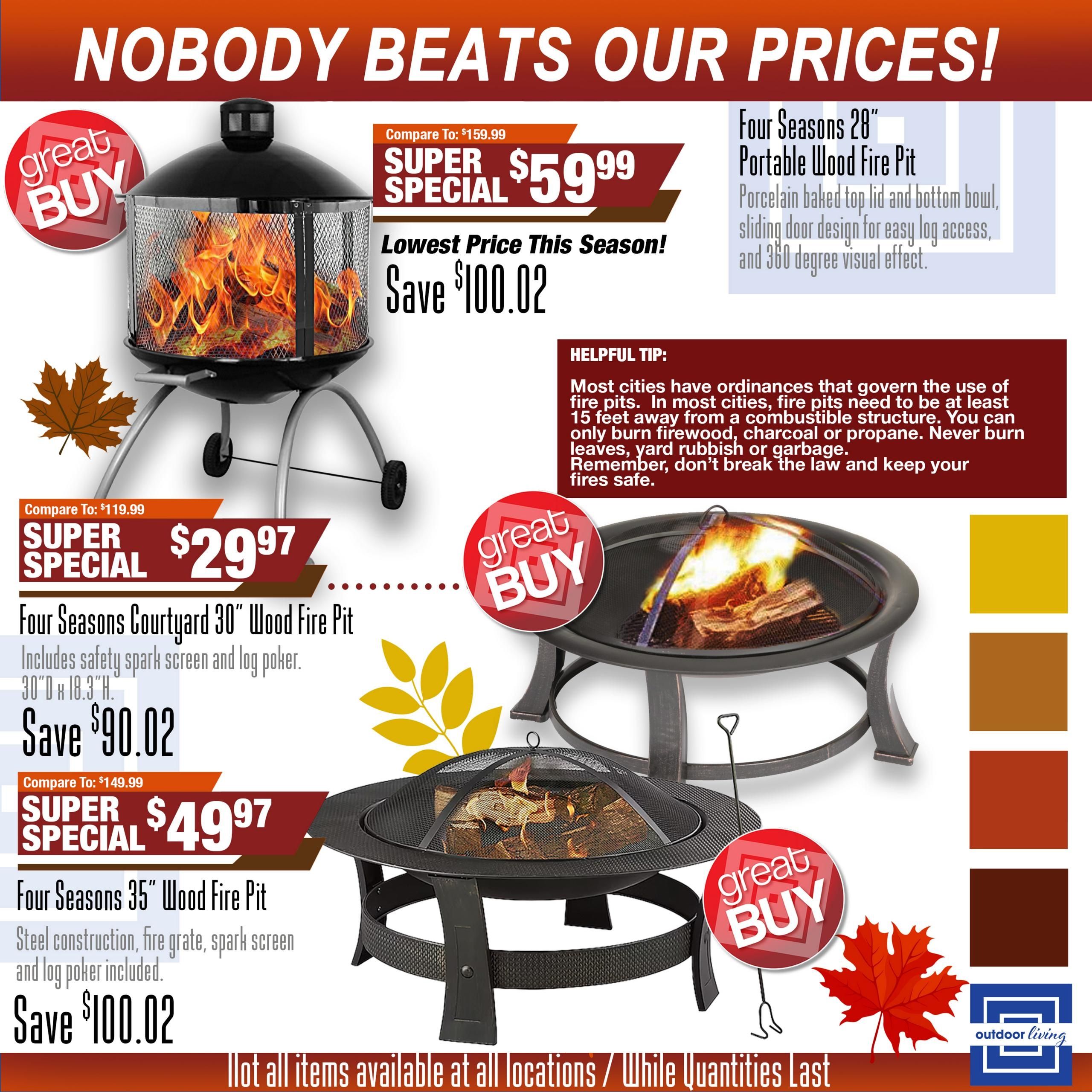 Lewis Drug FIREPIT SALE Weekly Ad September 22 - October 27, 2026