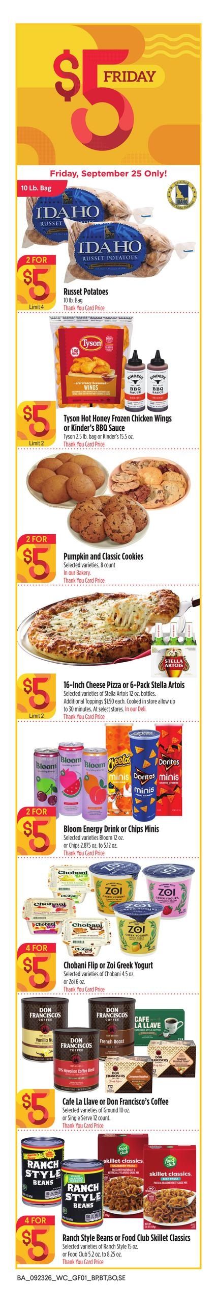 Bashas' (Apache Junction Area, AZ) Weekly Ad September 23 - 29, 2026