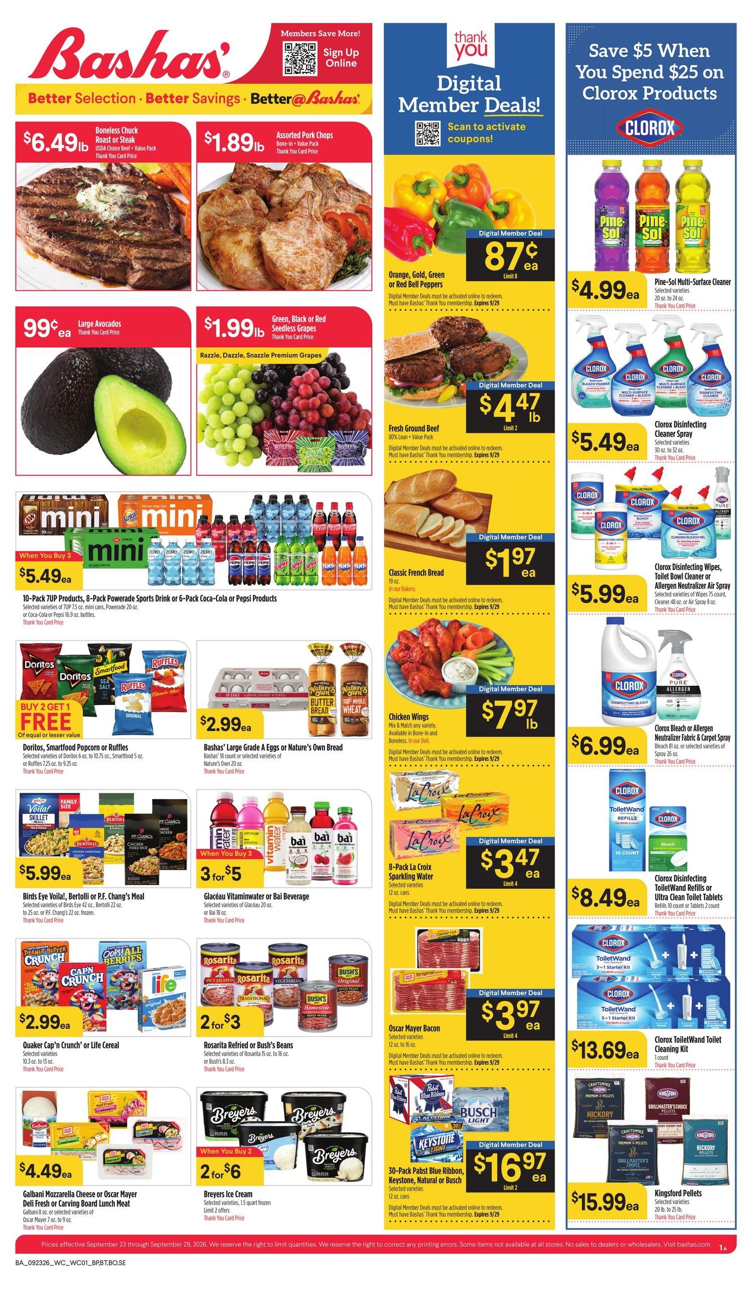 Bashas' (Apache Junction Area, AZ) Weekly Ad September 23 - 29, 2026