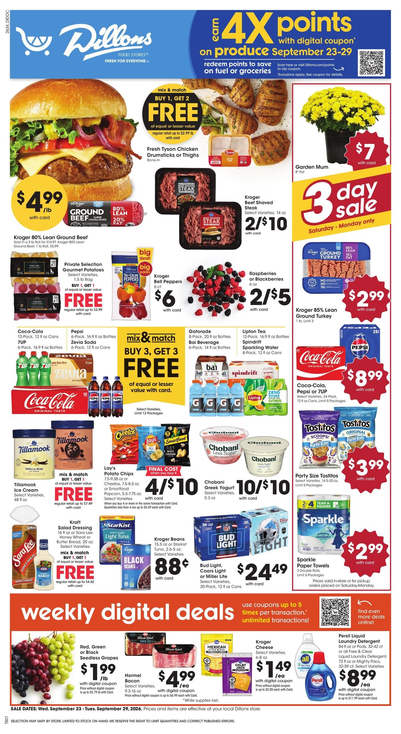 Dillons Weekly Ad September 23 - 29, 2026