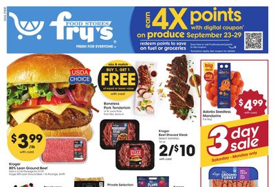 Fry's Food Stores Weekly Ad September 23 - 29, 2026