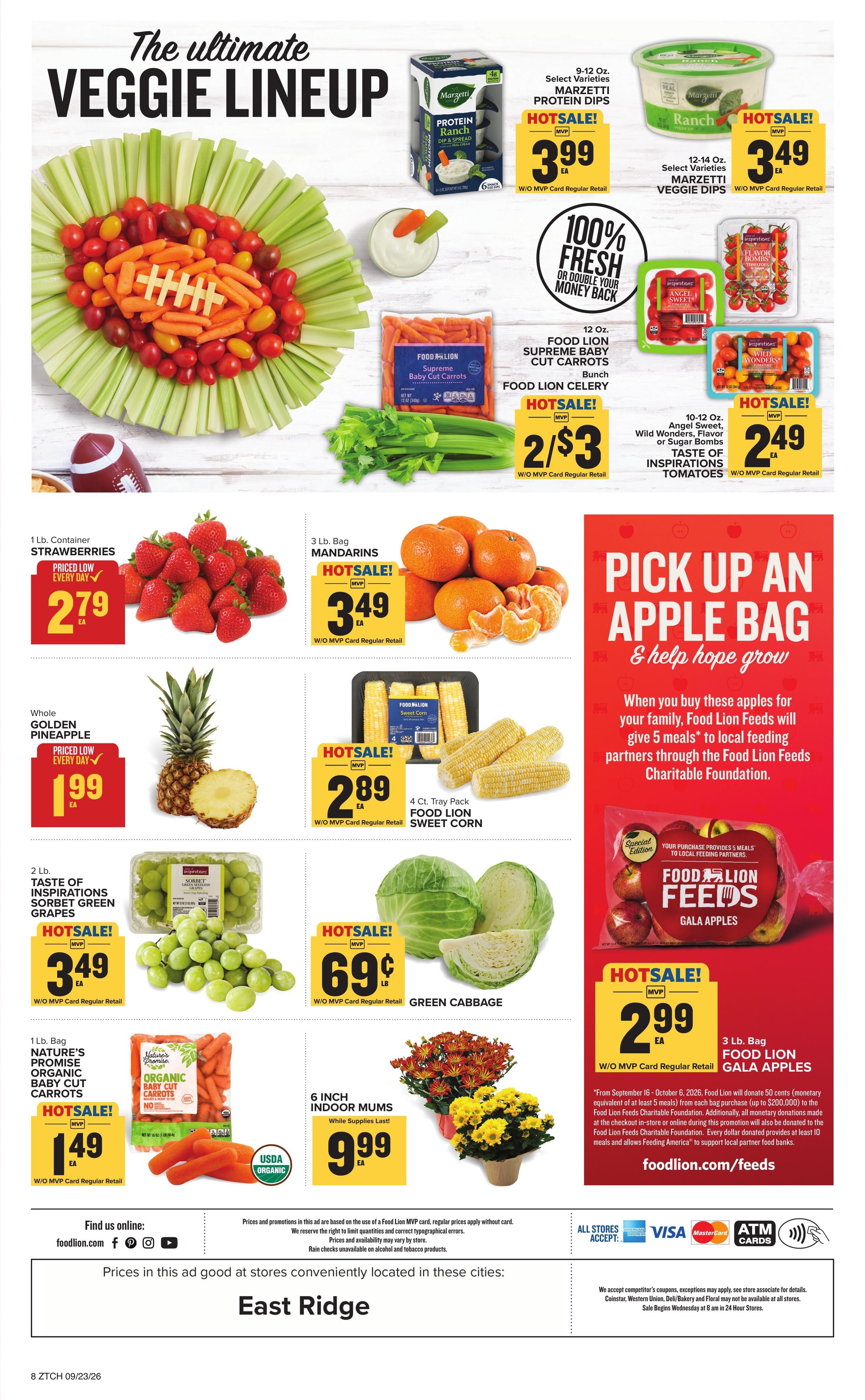 Food Lion (Chattanooga Area, TN) Weekly Ad September 23 - 29, 2026