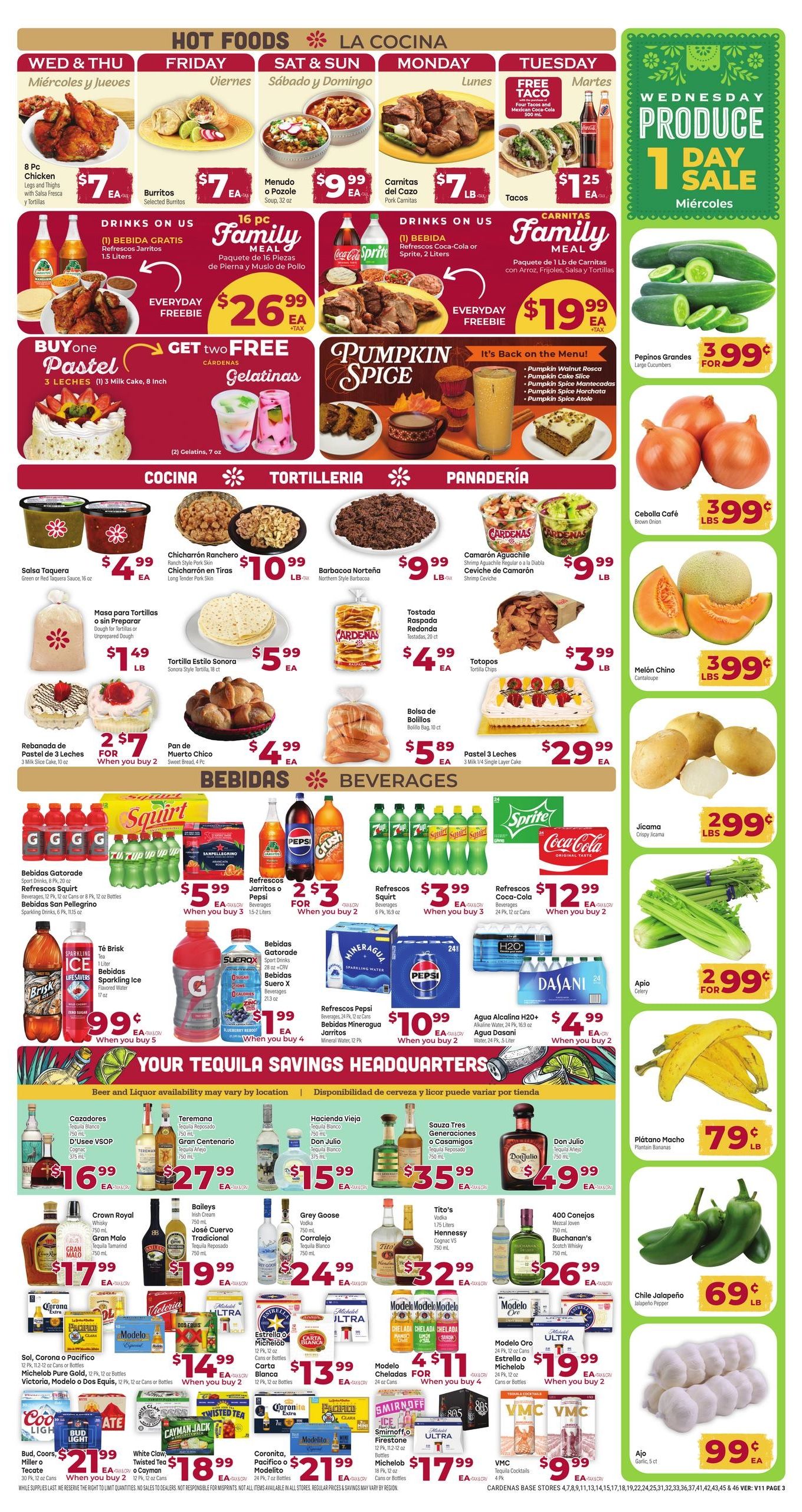 Cardenas Markets (Bonsall Area, CA) Weekly Ad September 23 - 29, 2026