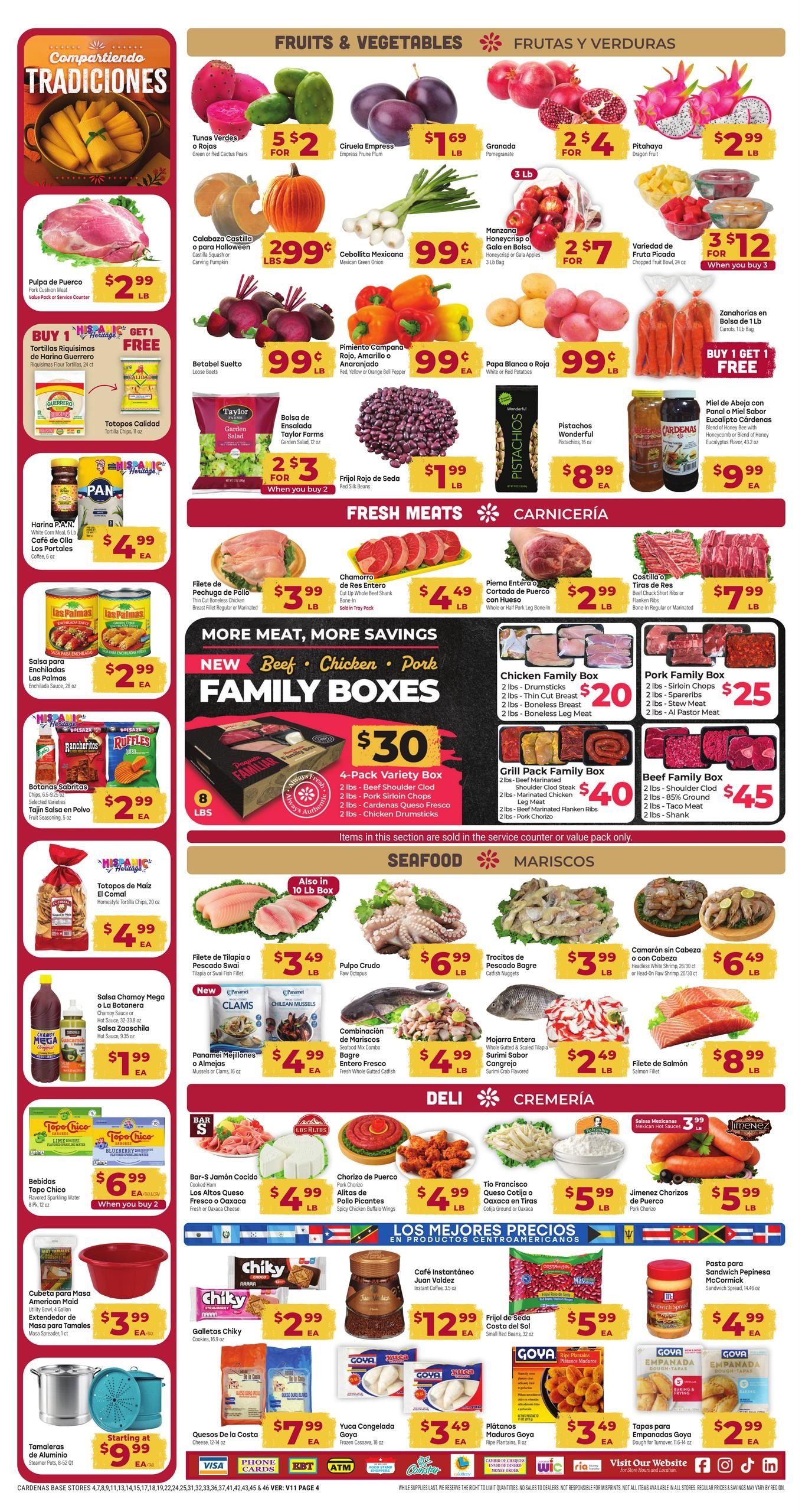 Cardenas Markets (Bonsall Area, CA) Weekly Ad September 23 - 29, 2026