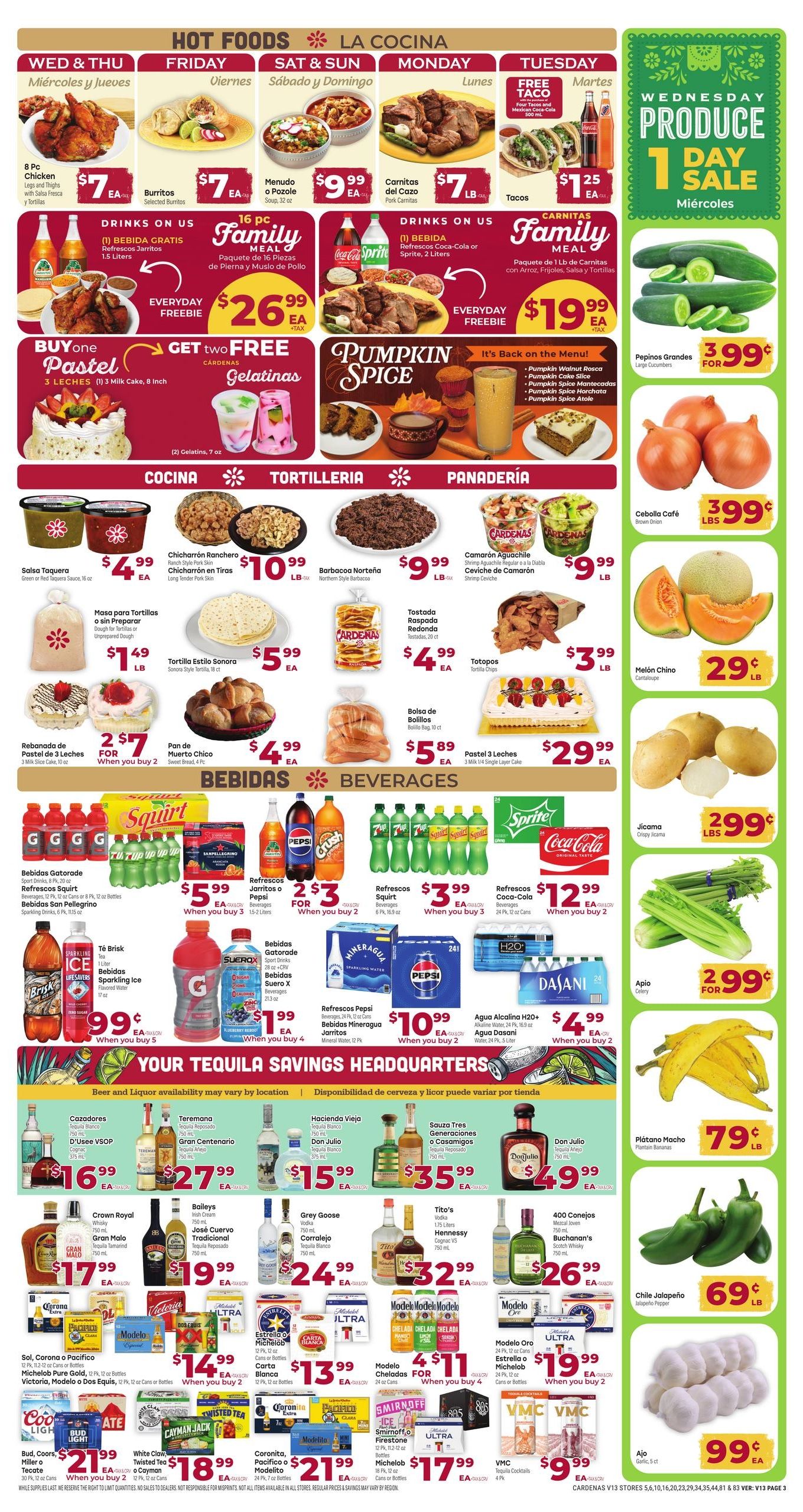 Cardenas Markets (El Monte Area, CA) Weekly Ad September 23 - 29, 2026