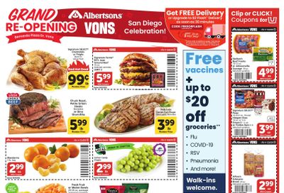 Vons (San Diego Area, CA) Weekly Ad September 23 - 29, 2026