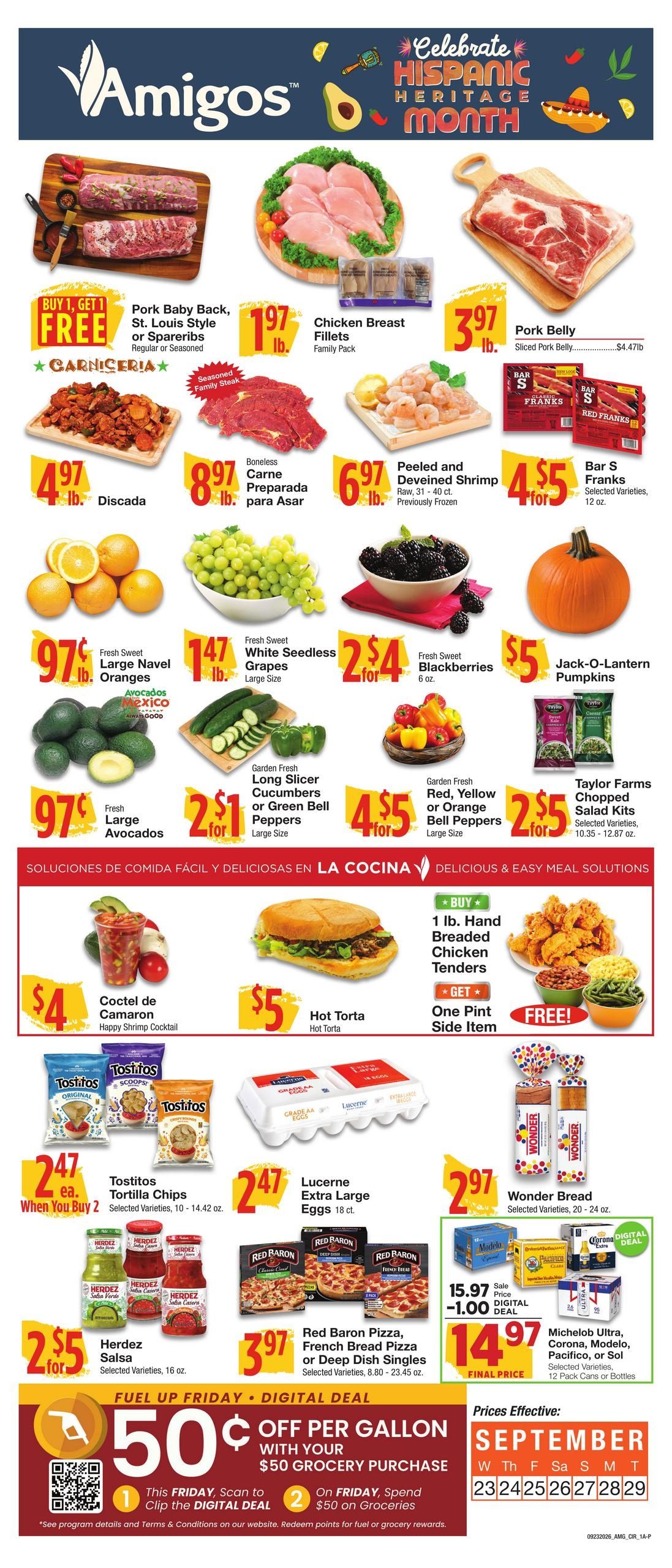 Amigos United (Amarillo Area, TX) Weekly Ad September 23 - 29, 2026