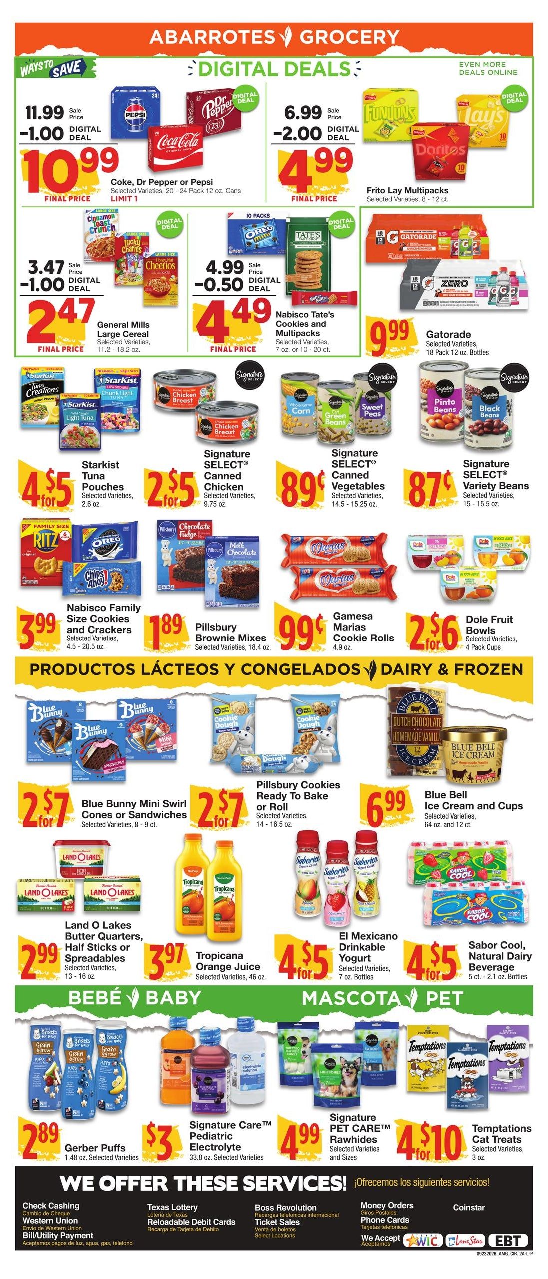 Amigos United (Amarillo Area, TX) Weekly Ad September 23 - 29, 2026