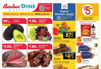 Bashas' (Dennehotso Area, AZ) Weekly Ad September 23 - 29, 2026