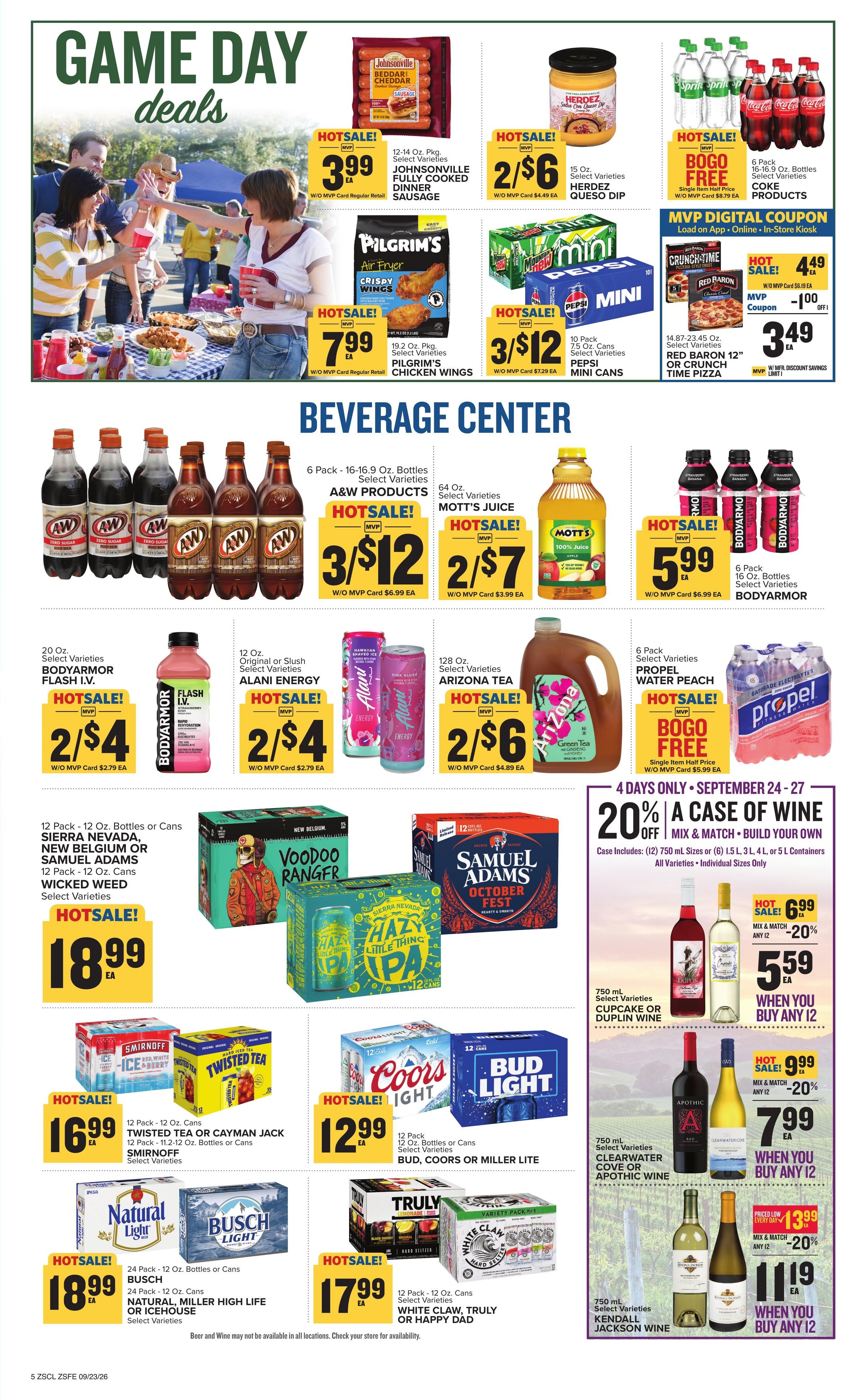 Food Lion (Hartsville Area, SC) Weekly Ad September 23 - 29, 2026