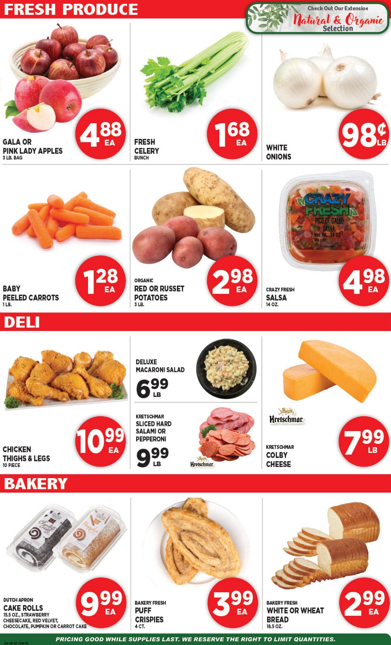 Central Market Weekly Ad September 22 - 28, 2026