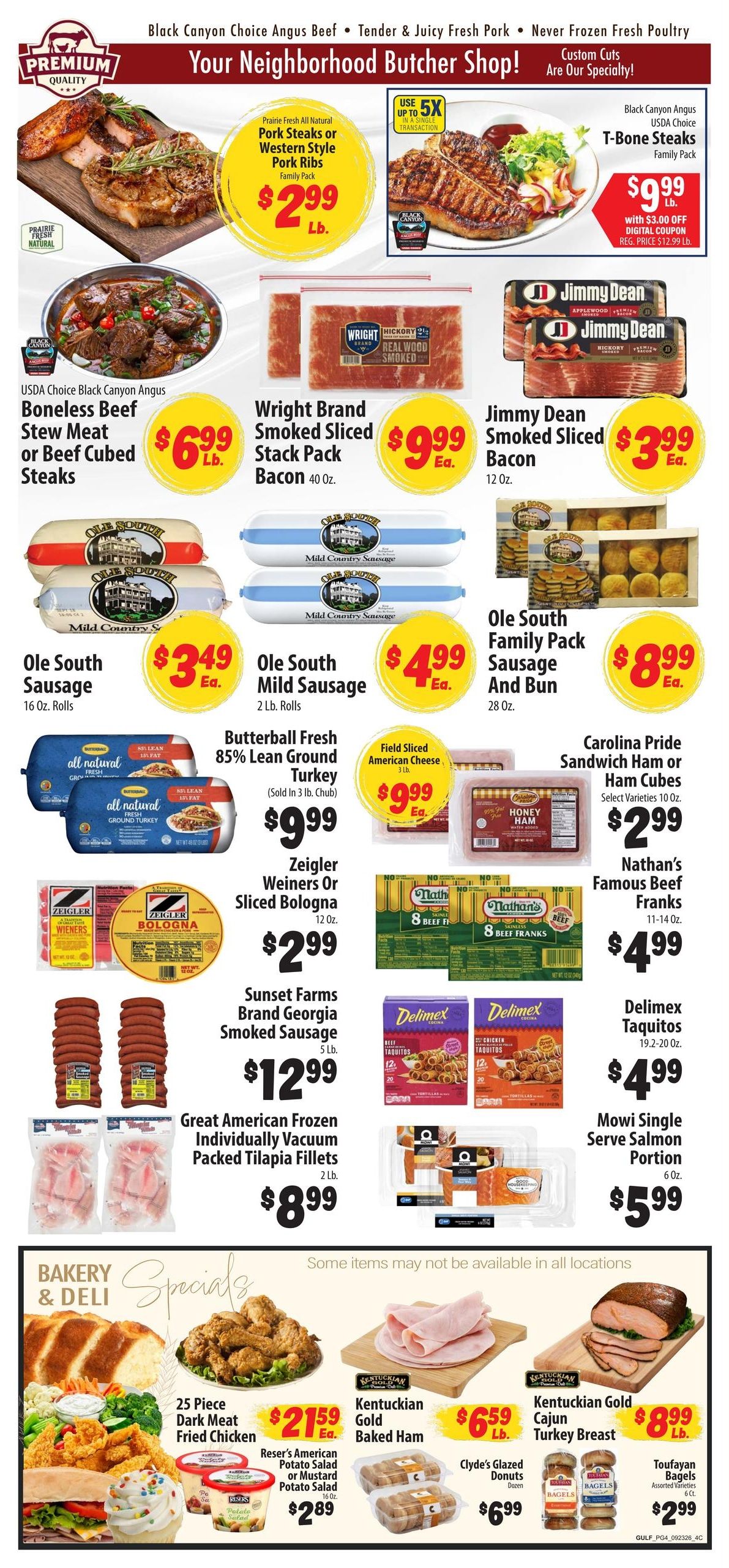 Food Giant (Dothan Area, AL) Weekly Ad September 23 - 29, 2026