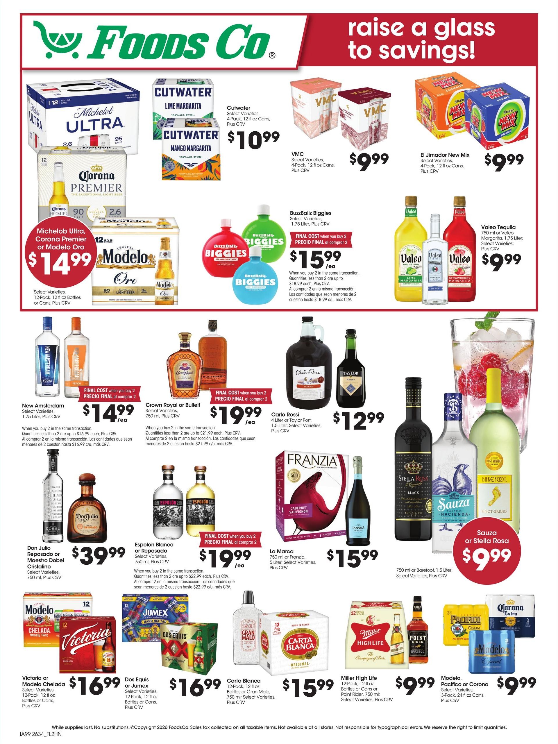 Foods Co (Bakersfield Area, CA) Weekly Ad September 23 - 29, 2026