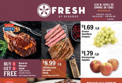 FRESH by Reasor's (Edmond-Enid Area, OK) Weekly Ad September 23 - 29, 2026