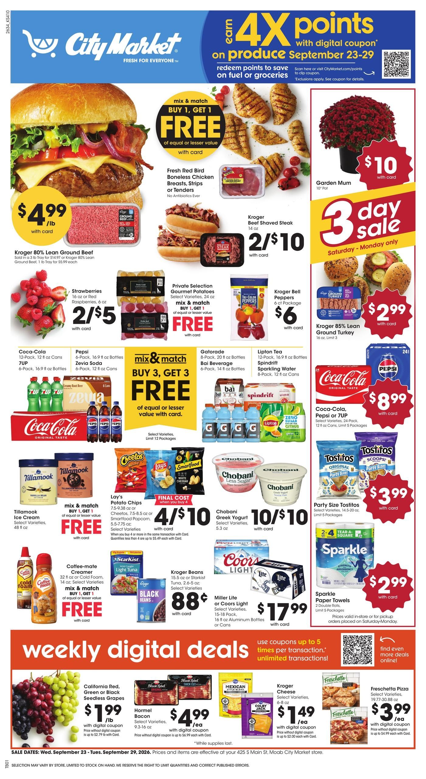 City Market (Moab Area, UT) Weekly Ad September 23 - 29, 2026