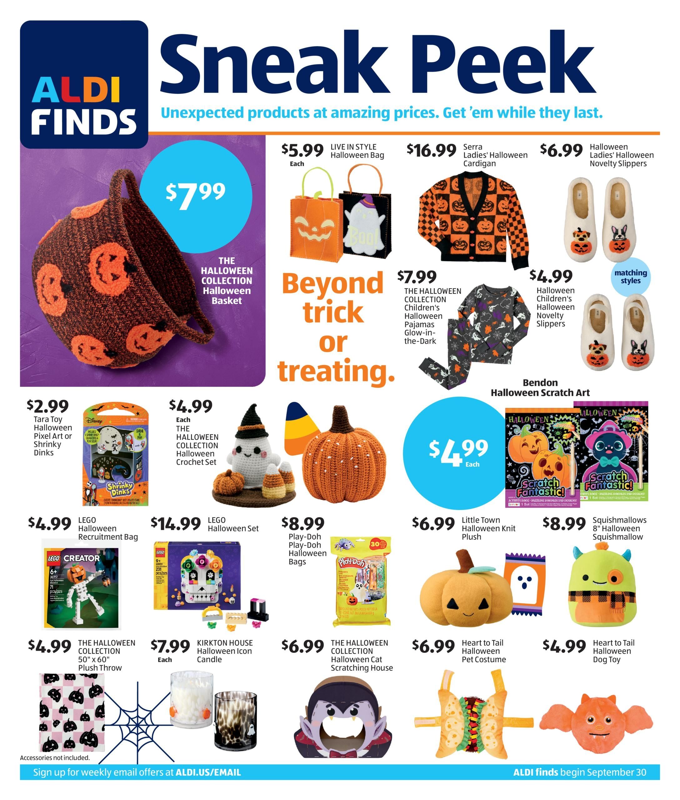 ALDI In Store Weekly Ad September 30 - October 6, 2026