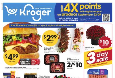 Kroger (Cedar Grove Area, IN) Weekly Ad September 23 - 29, 2026