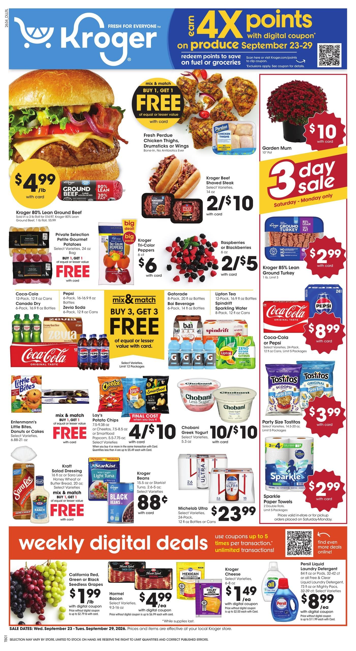Kroger (Eastabuchie Area, MS) Weekly Ad September 23 - 29, 2026