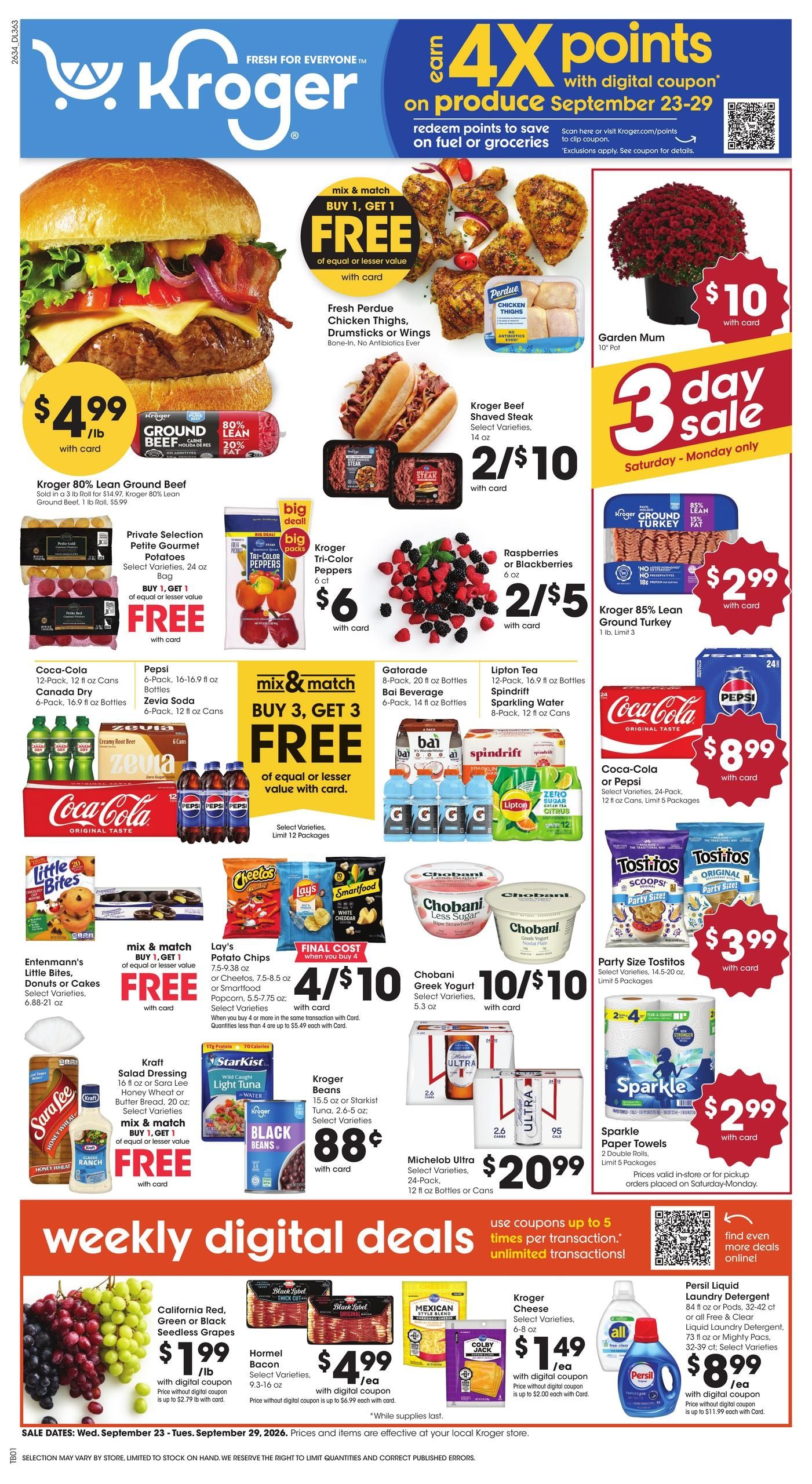 Kroger (Jackson Area, MS) Weekly Ad September 23 - 29, 2026