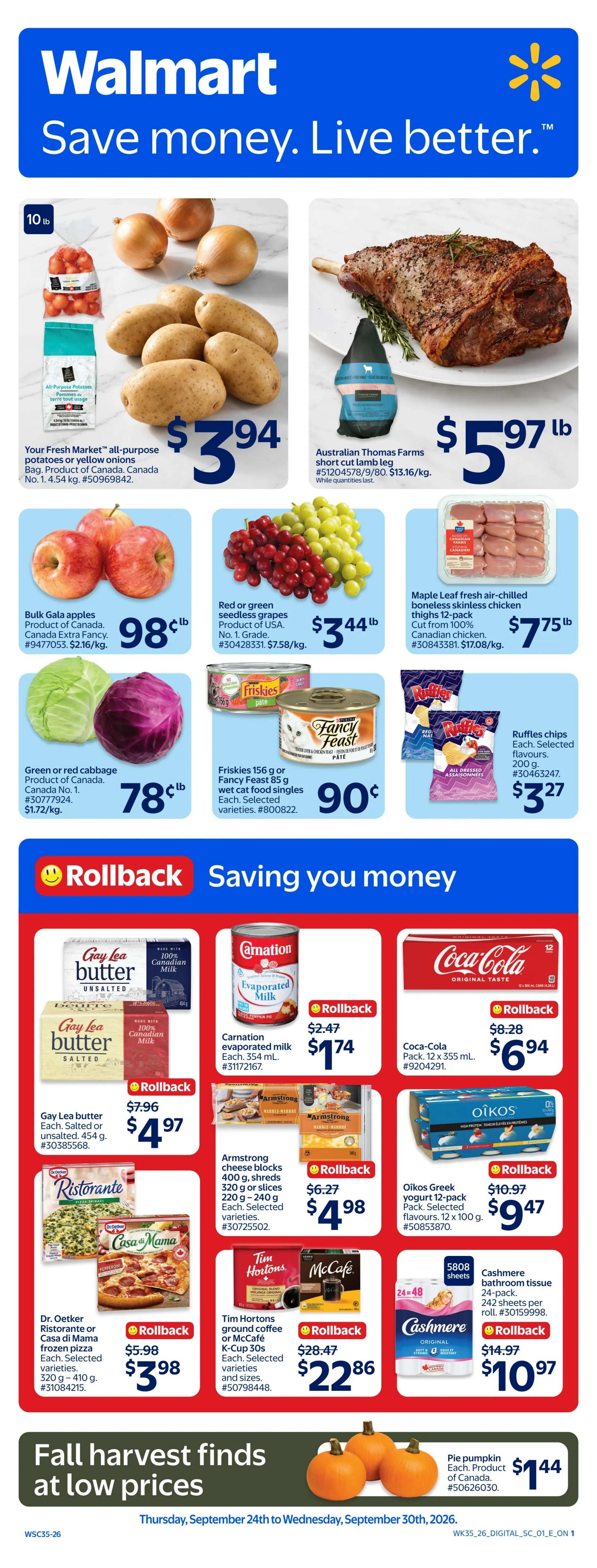 Walmart (ON) Flyer September 24 to 30