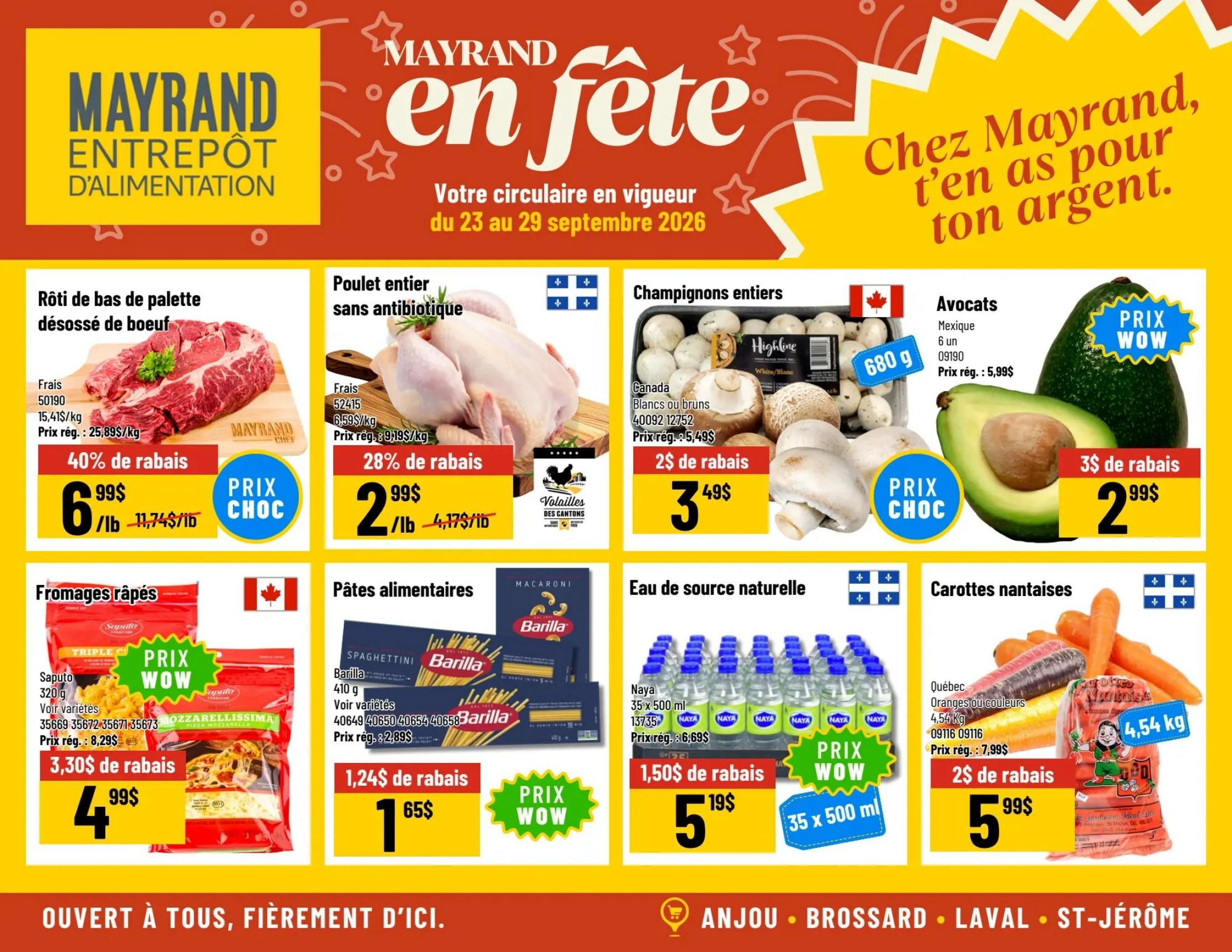 Mayrand Flyer September 23 to 29