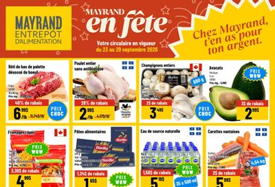 Mayrand Flyer September 23 to 29