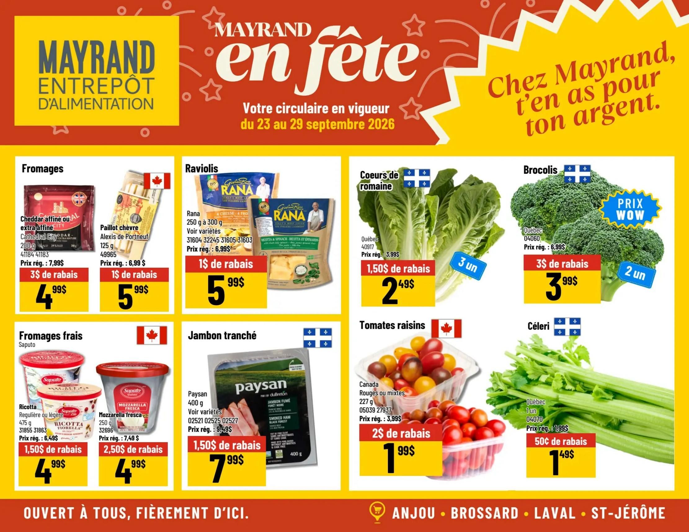 Mayrand Flyer September 23 to 29