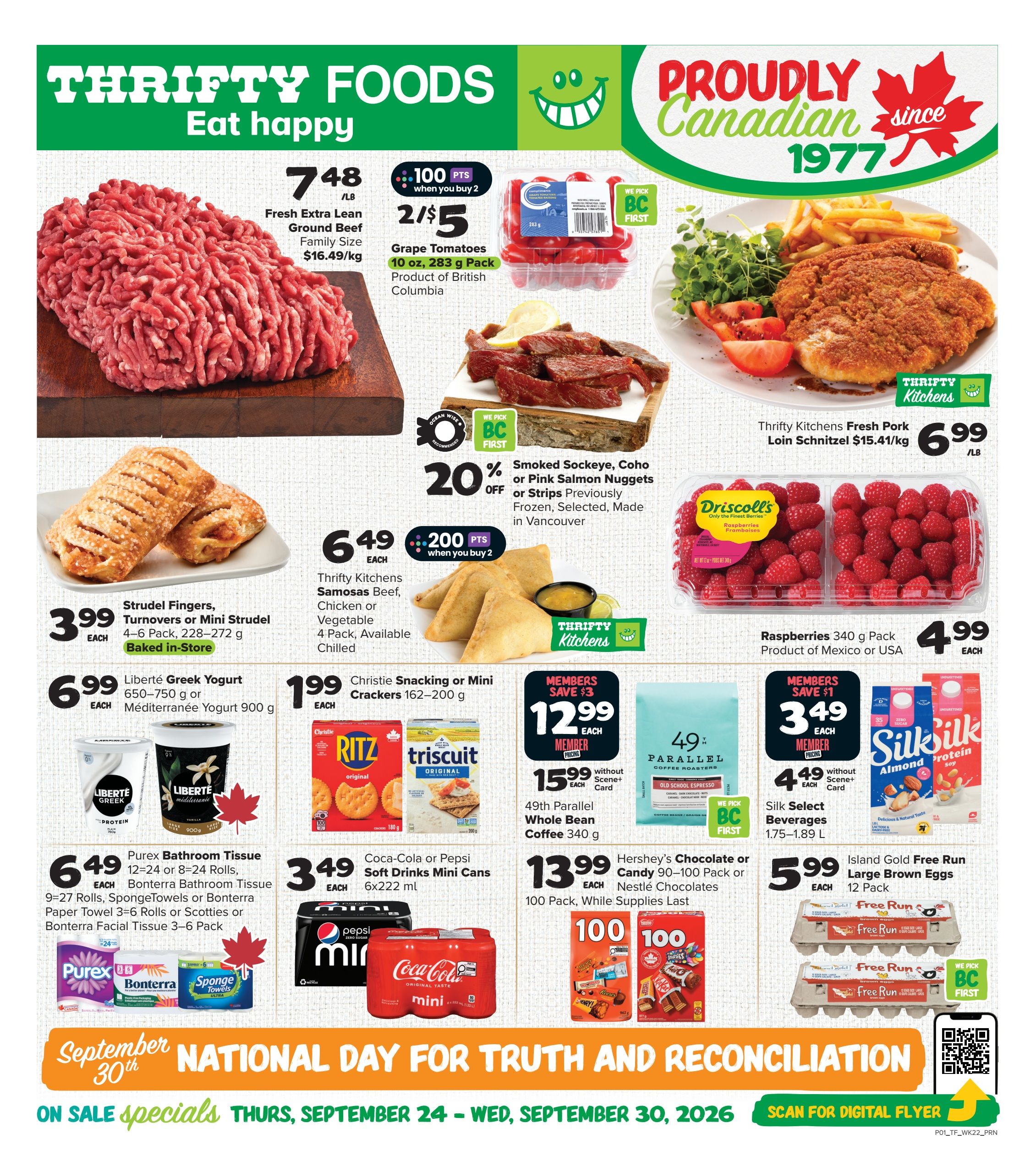 Thrifty Foods Flyer September 24 to 30