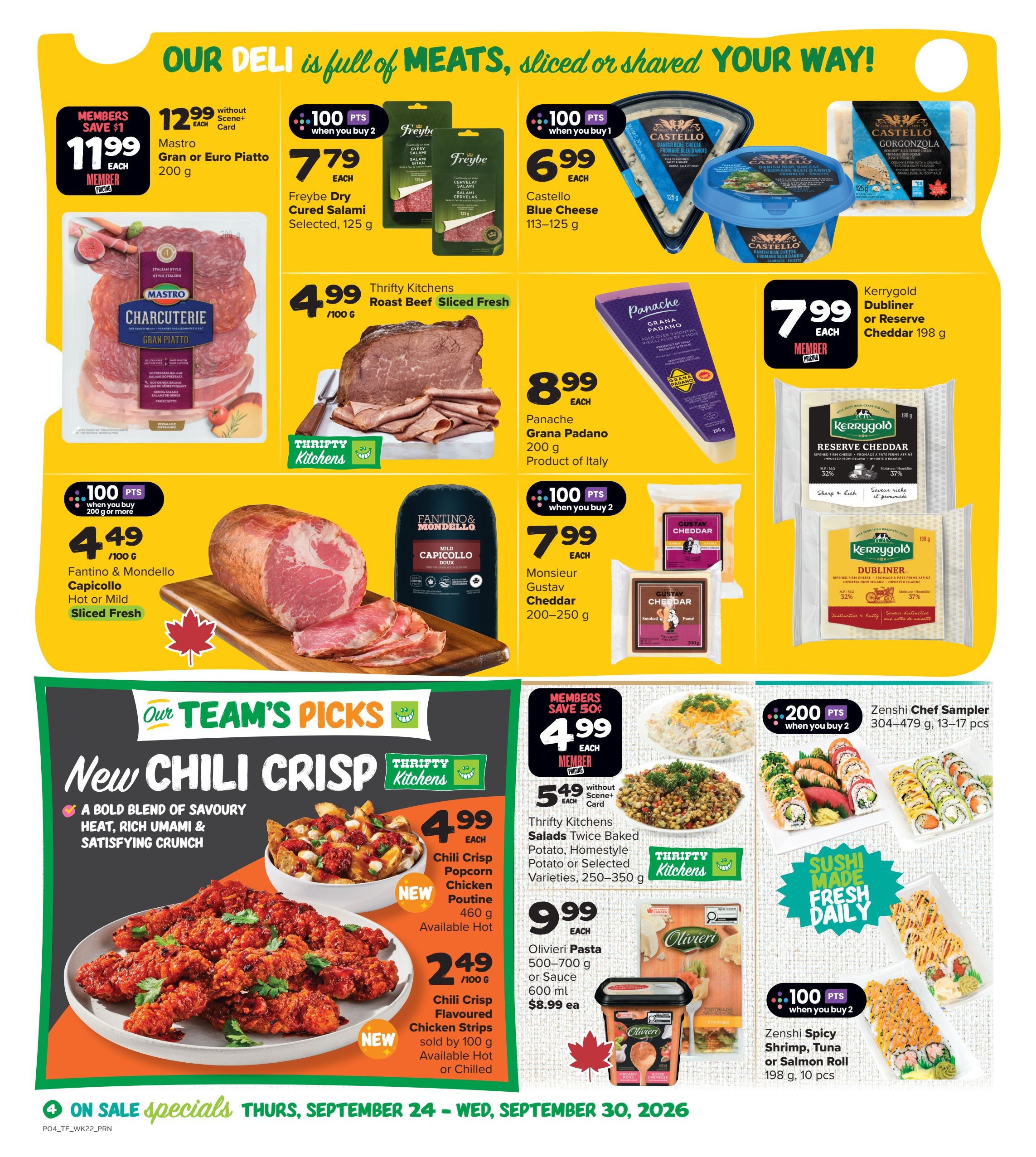 Thrifty Foods Flyer September 24 to 30