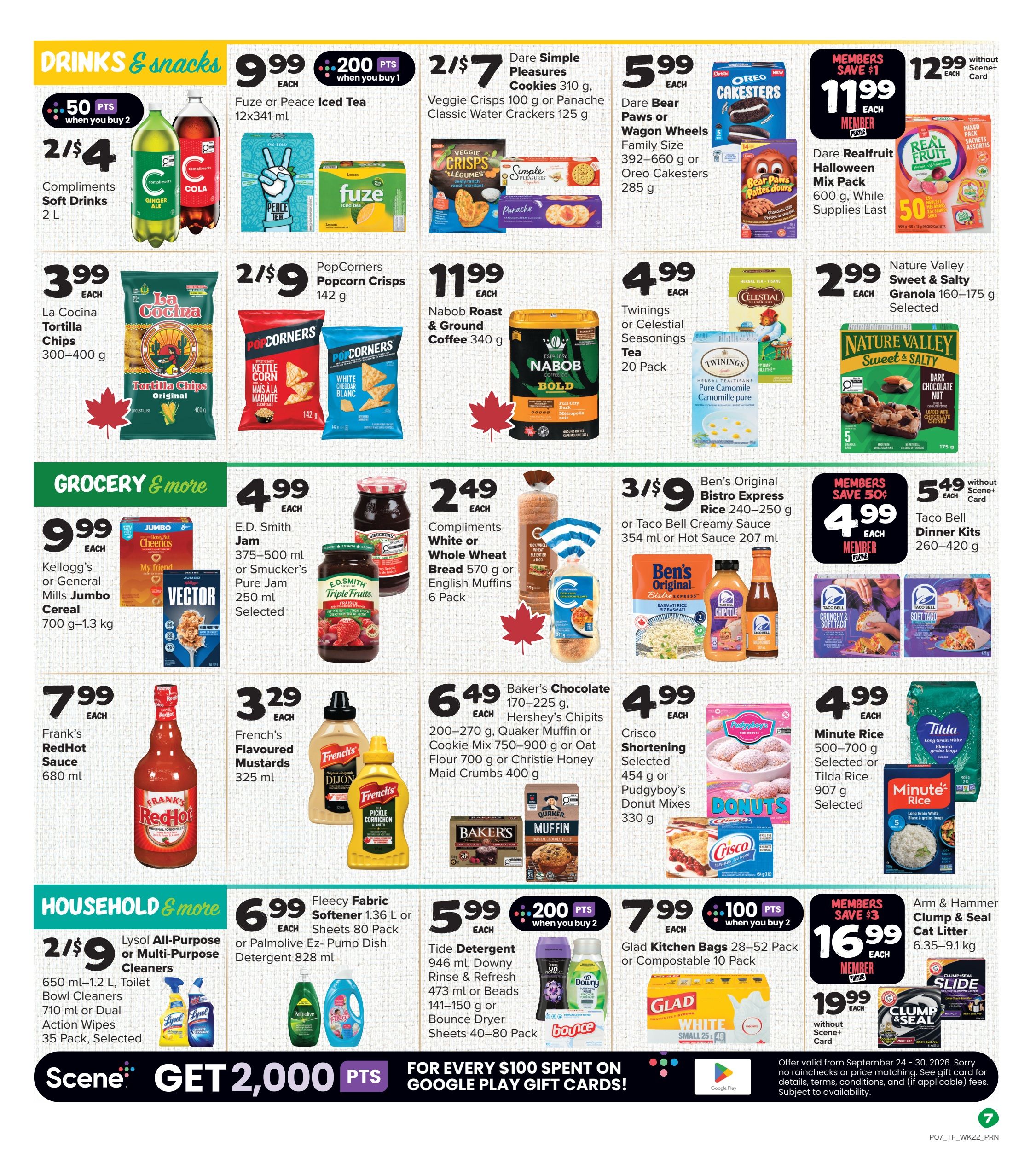 Thrifty Foods Flyer September 24 to 30
