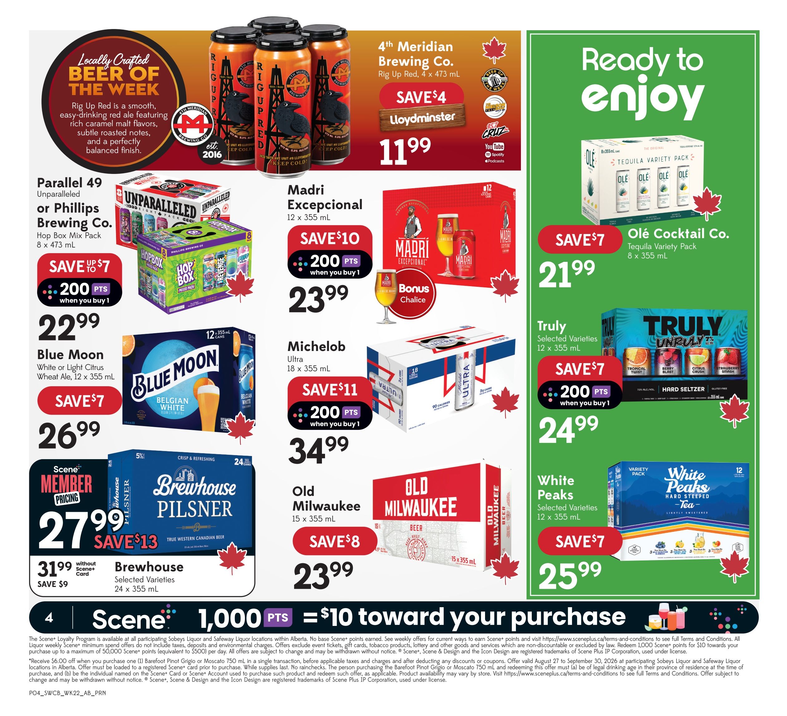 Sobeys/Safeway (AB) SWCB Flyer September 24 to 30