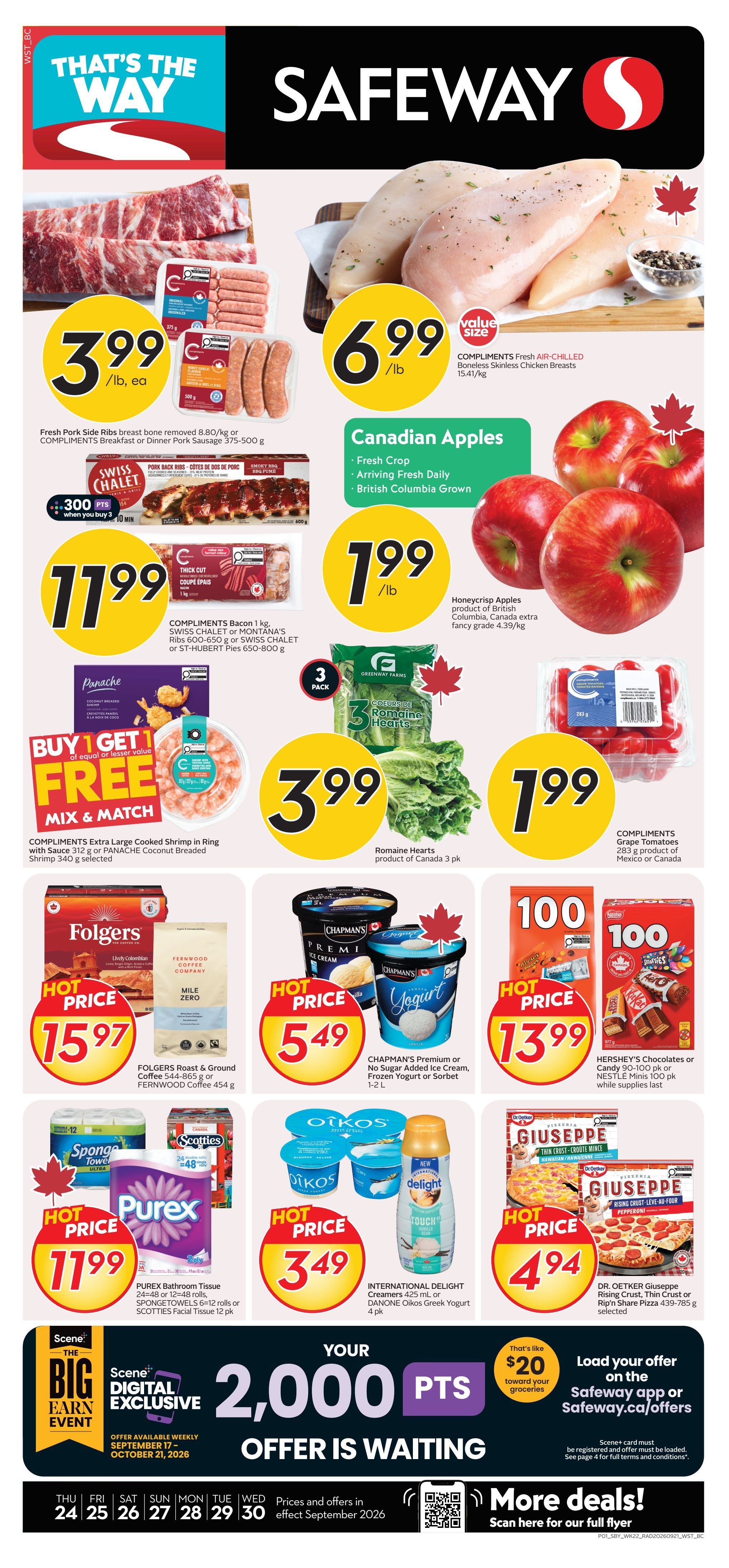 Safeway (BC) Flyer September 24 to 30