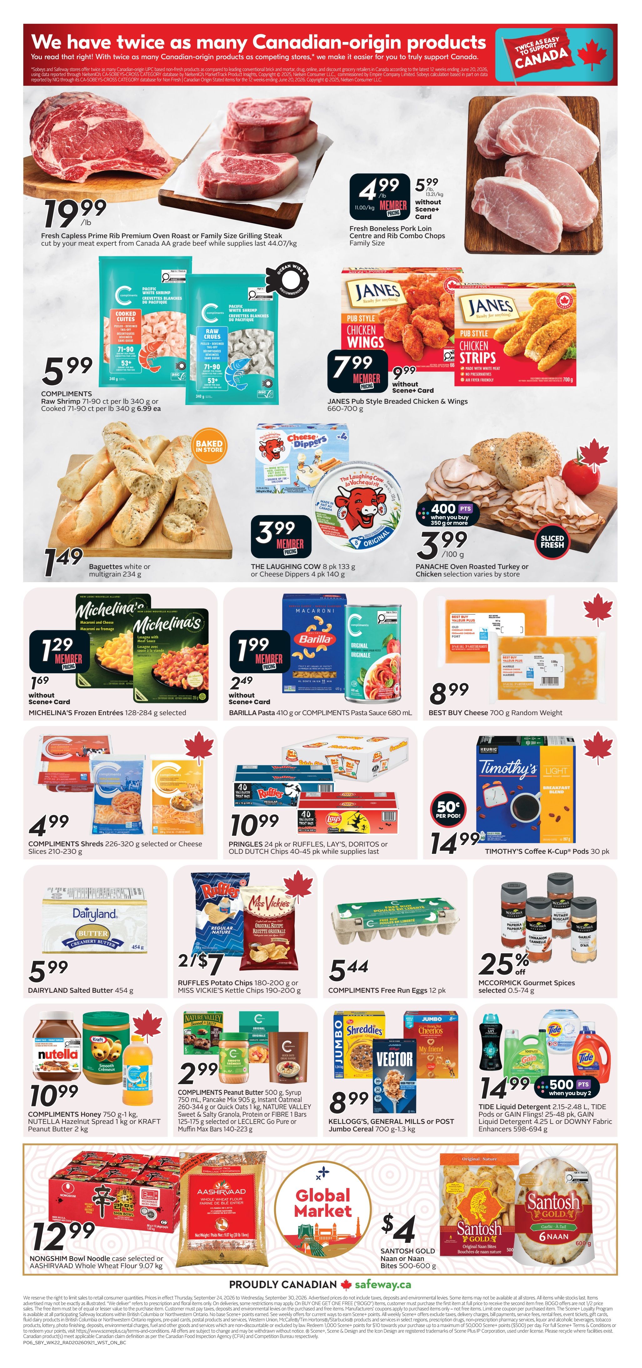 Safeway (BC) Flyer September 24 to 30