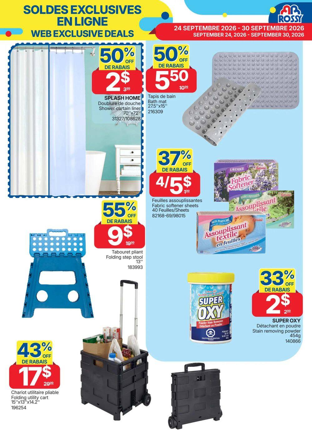 Rossy Flyer September 24 to 30