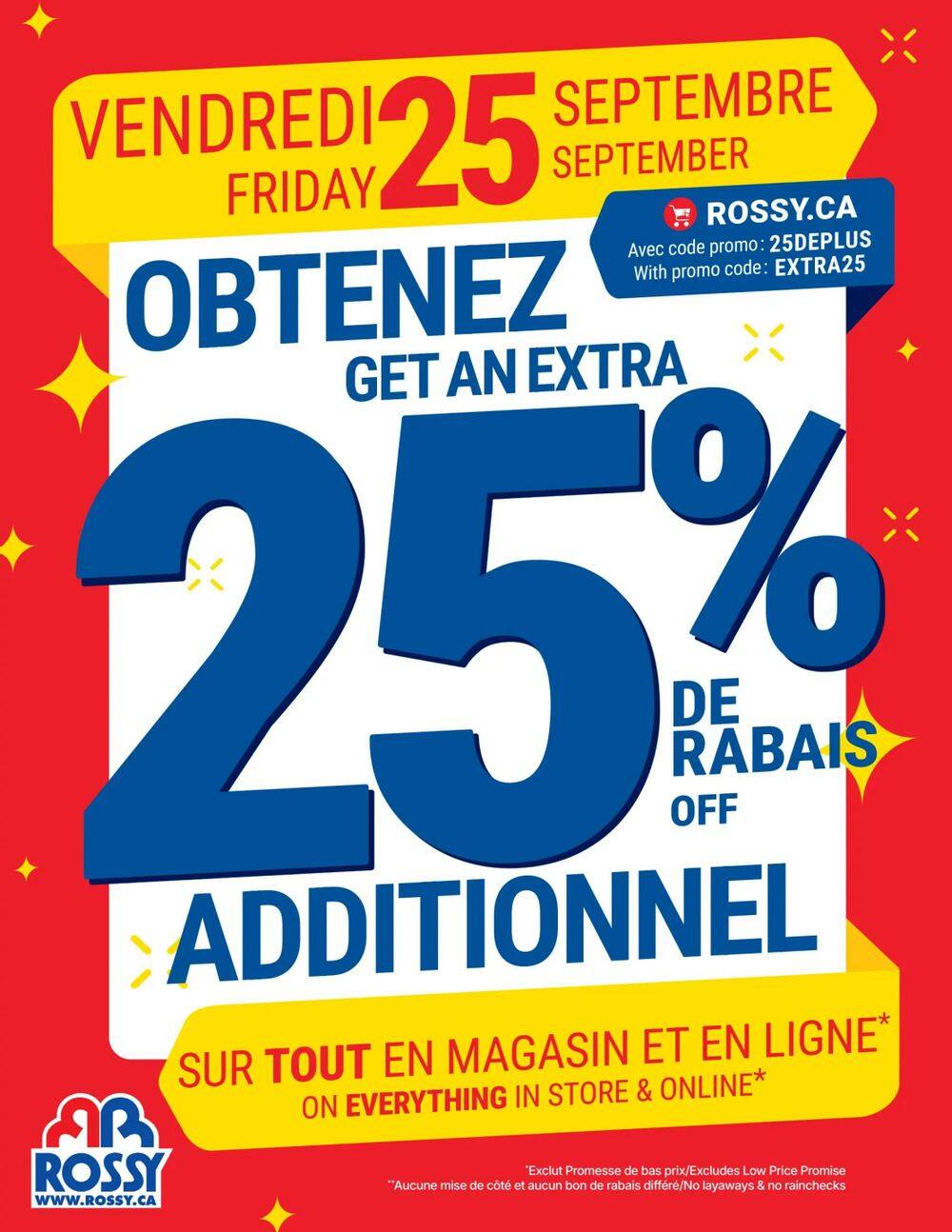 Rossy Flyer September 24 to 30
