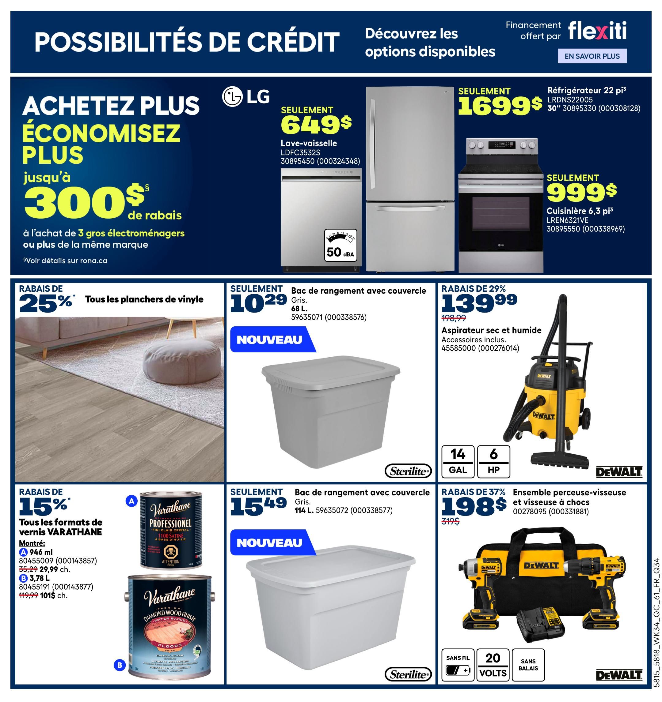 Rona & Rona+ (QC) Flyer September 24 to 30
