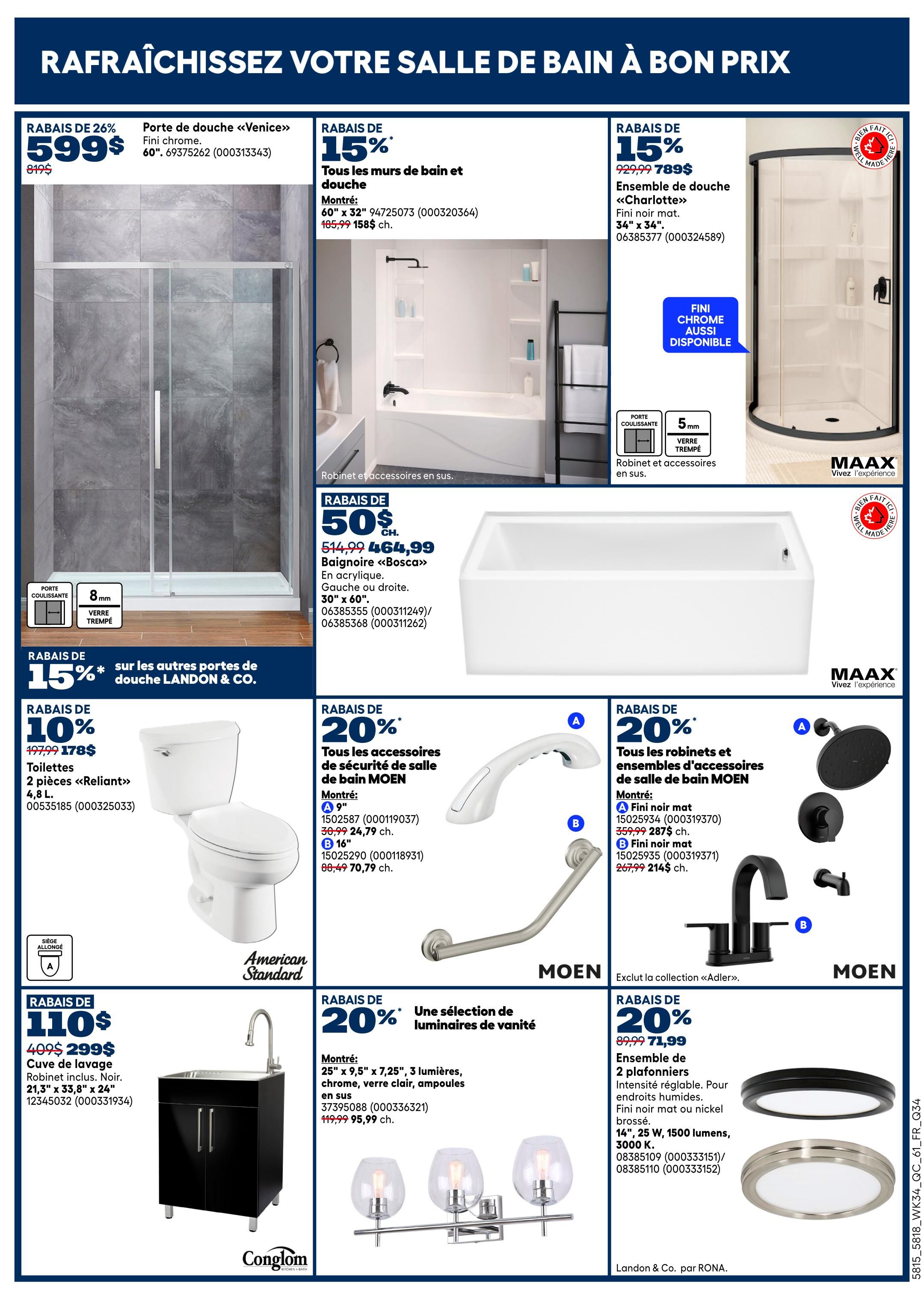 Rona & Rona+ (QC) Flyer September 24 to 30