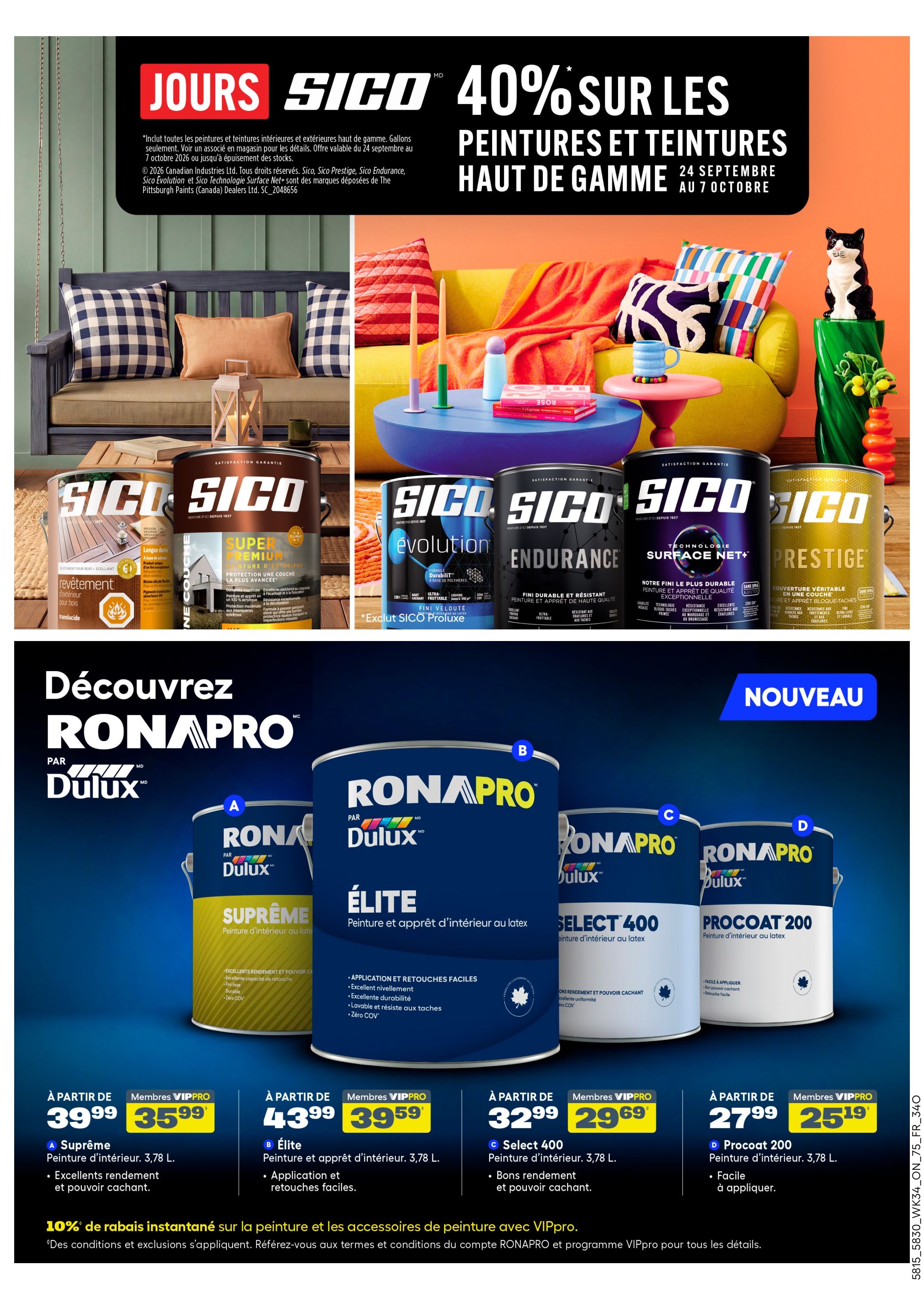 Rona & Rona+ (QC) Flyer September 24 to 30