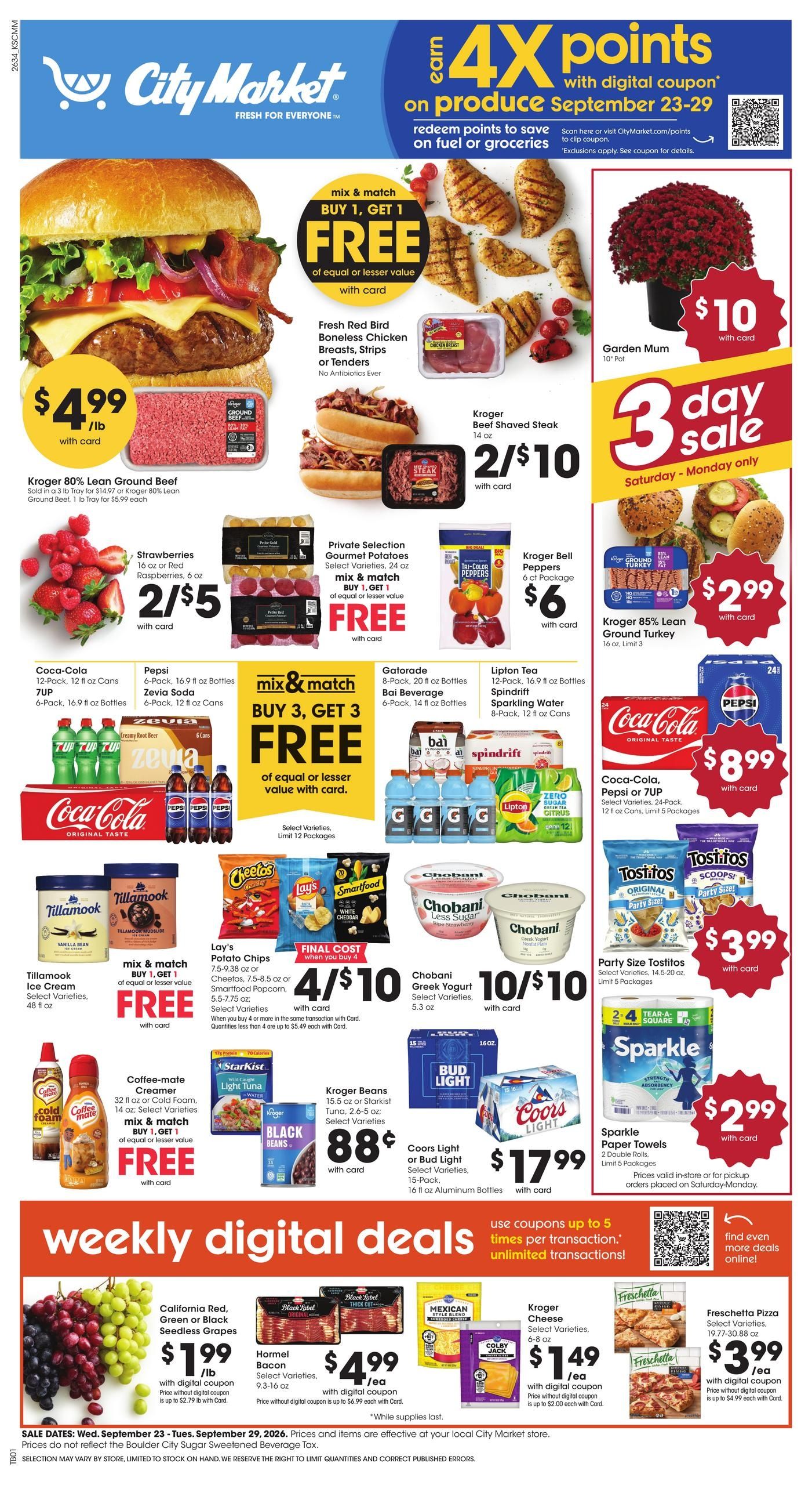 City Market (La Jara Area, CO) Weekly Ad September 23 - 29, 2026