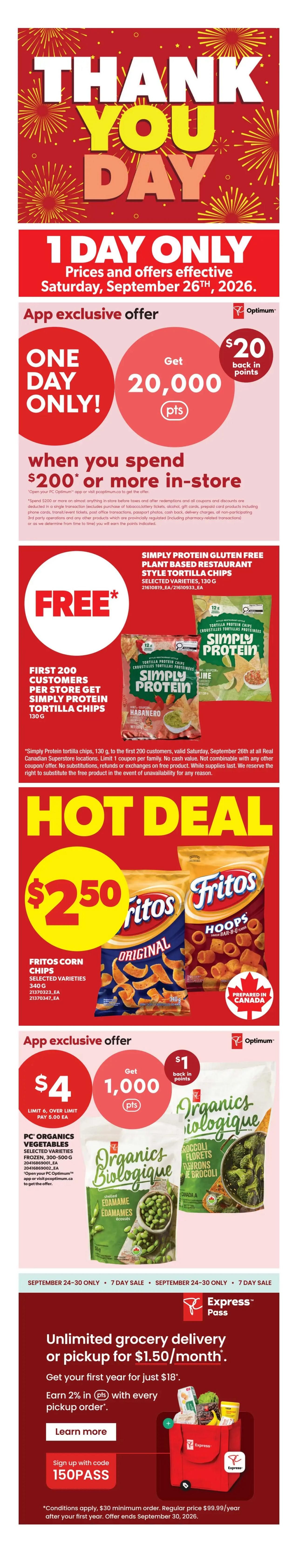 Real Canadian Superstore (West) Flyer September 24 to 30