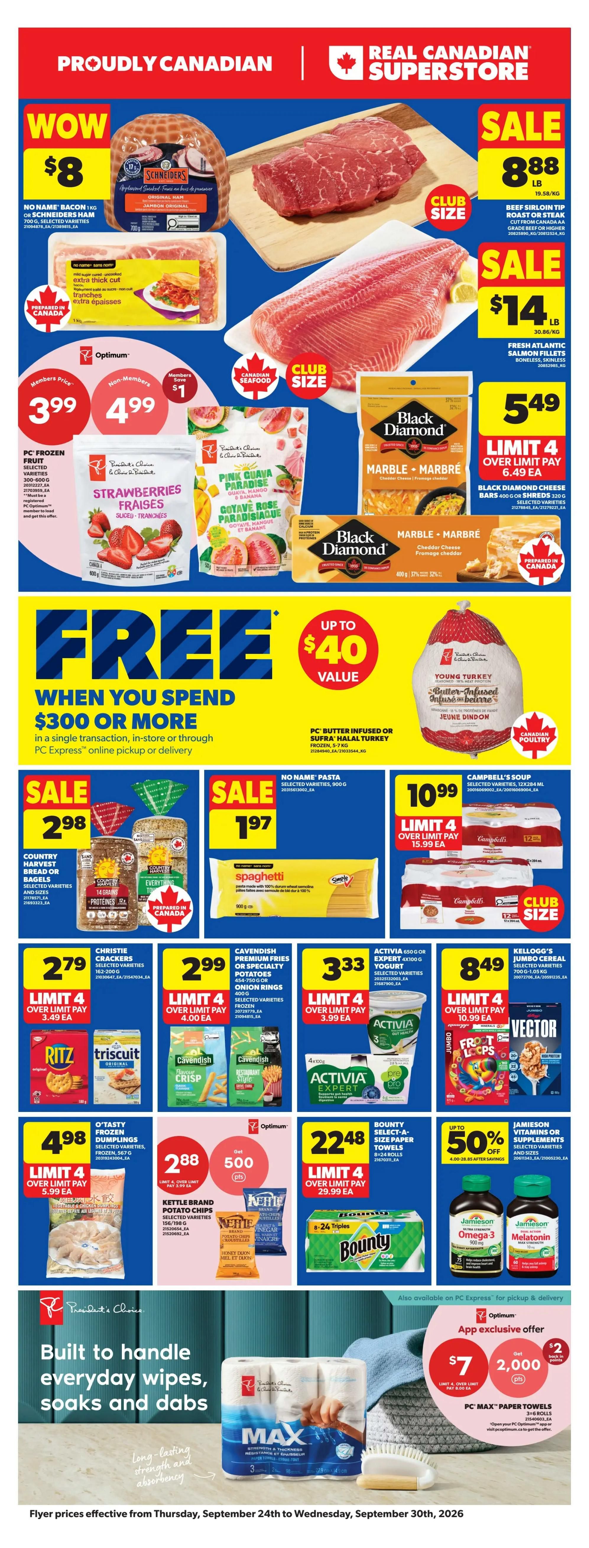 Real Canadian Superstore (West) Flyer September 24 to 30
