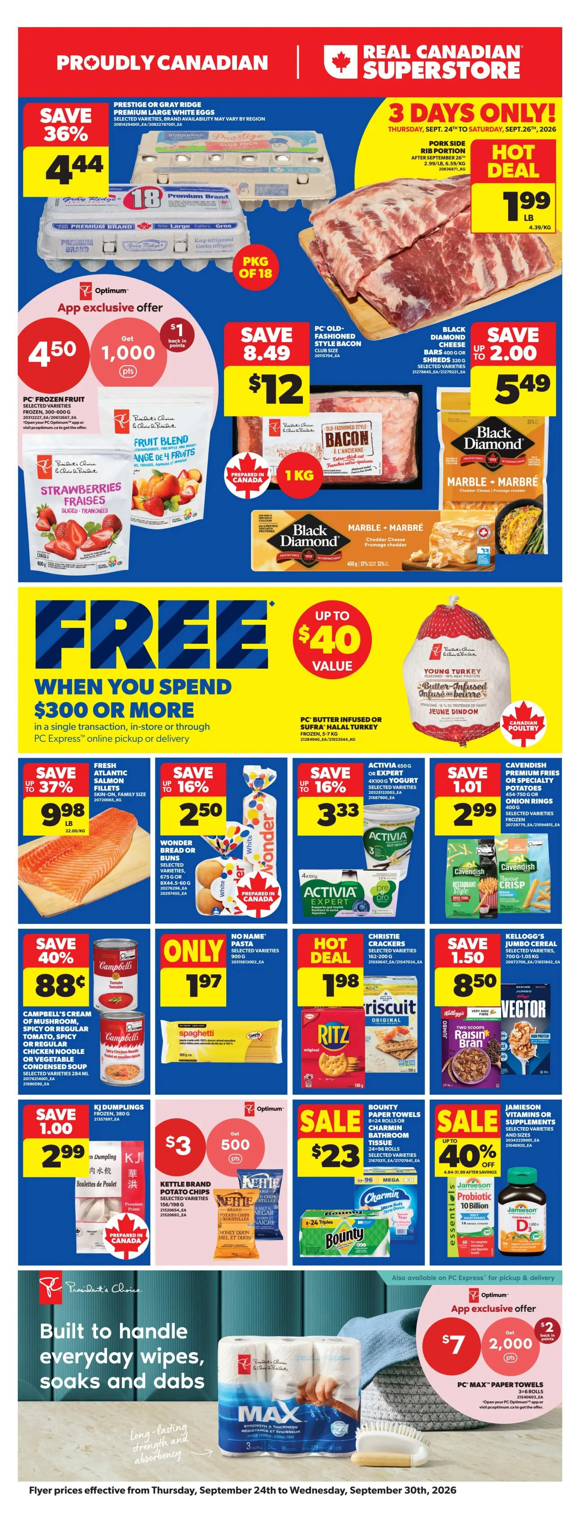 Real Canadian Superstore (ON) Flyer September 24 to 30
