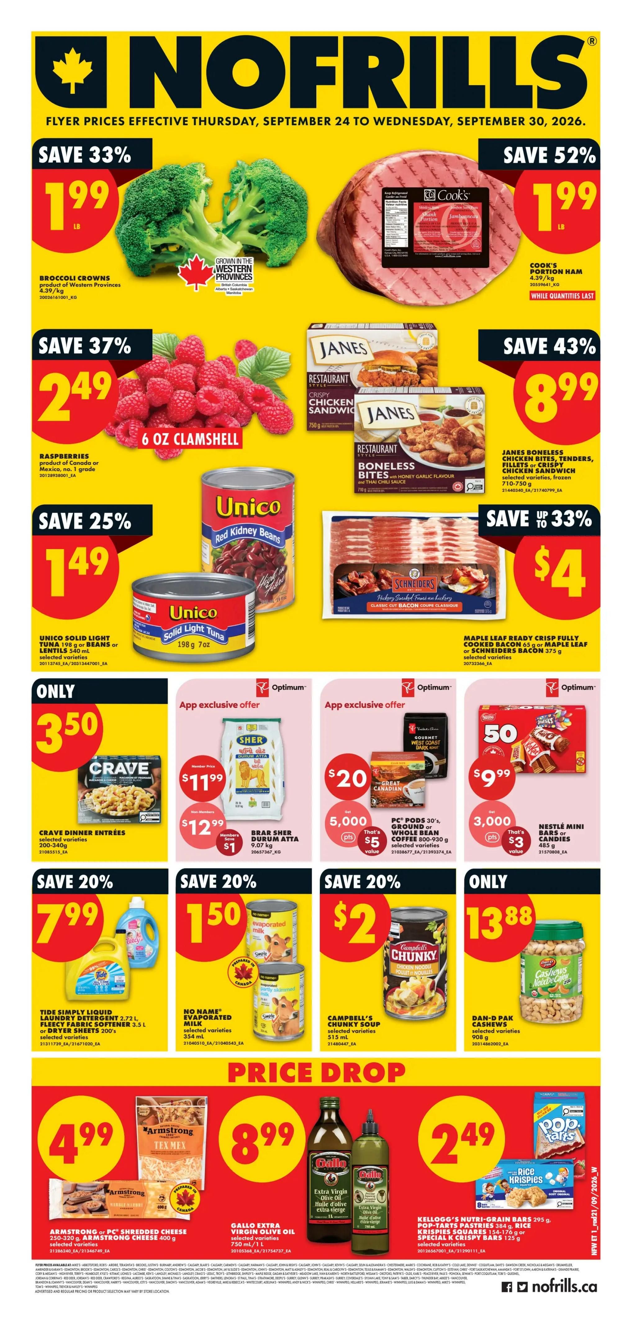 No Frills (West) Flyer September 24 to 30
