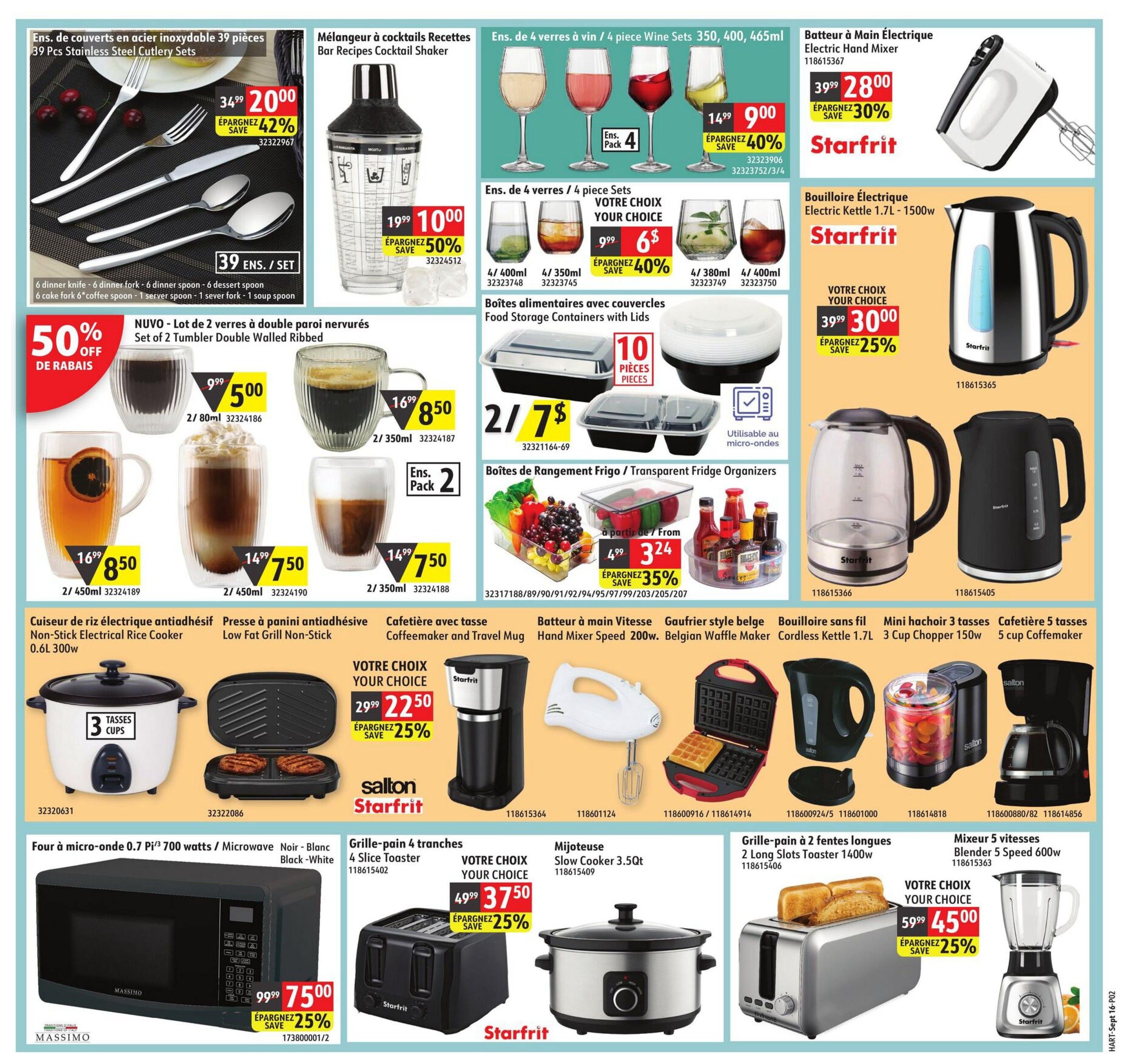 Hart Stores Flyer September 16 to 29