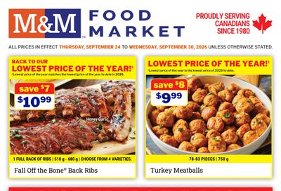 M&M Food Market (Atlantic, ON & West) Flyer September 24 to 30